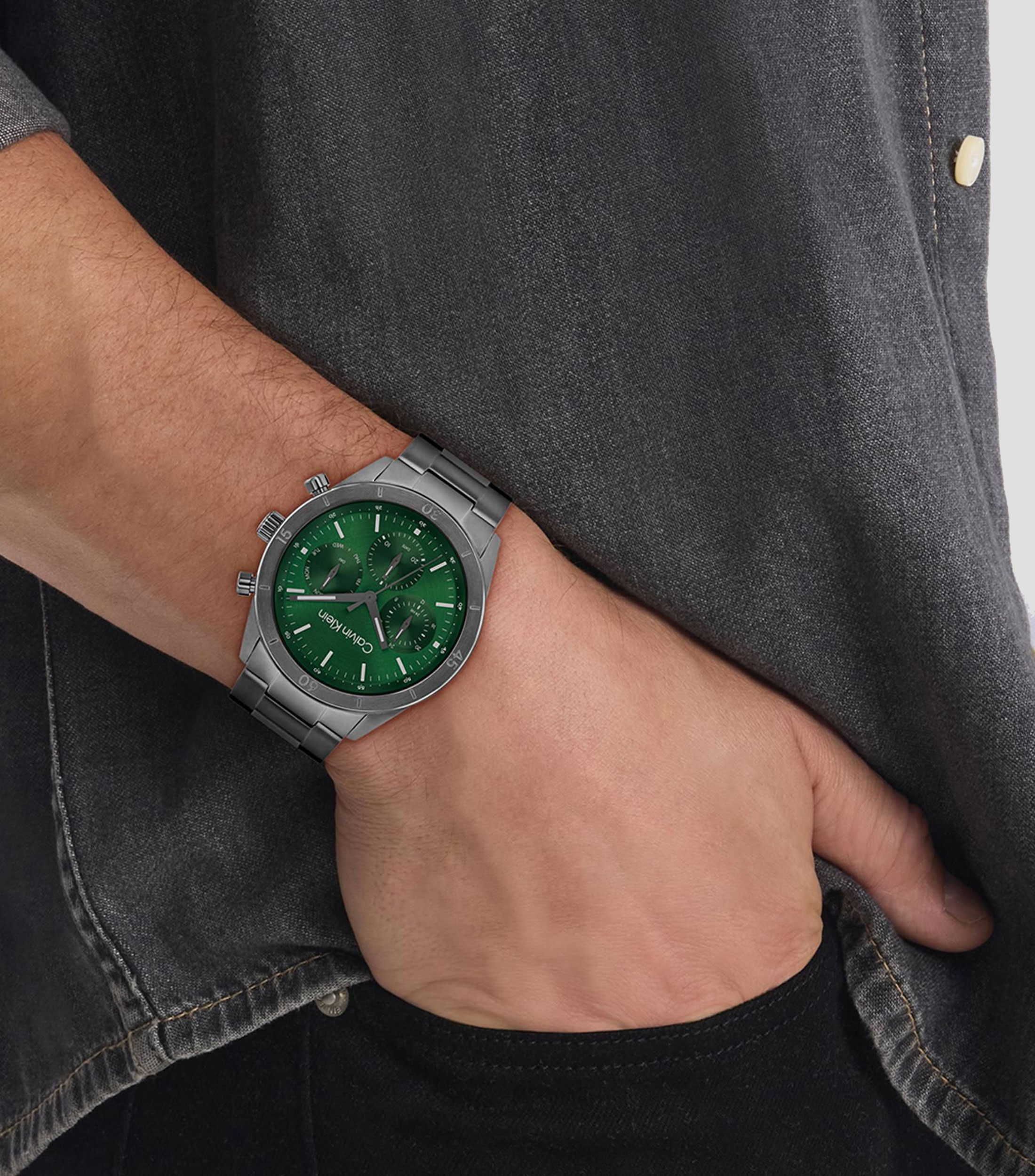 Reloj para hombre Performance Casual, Gris