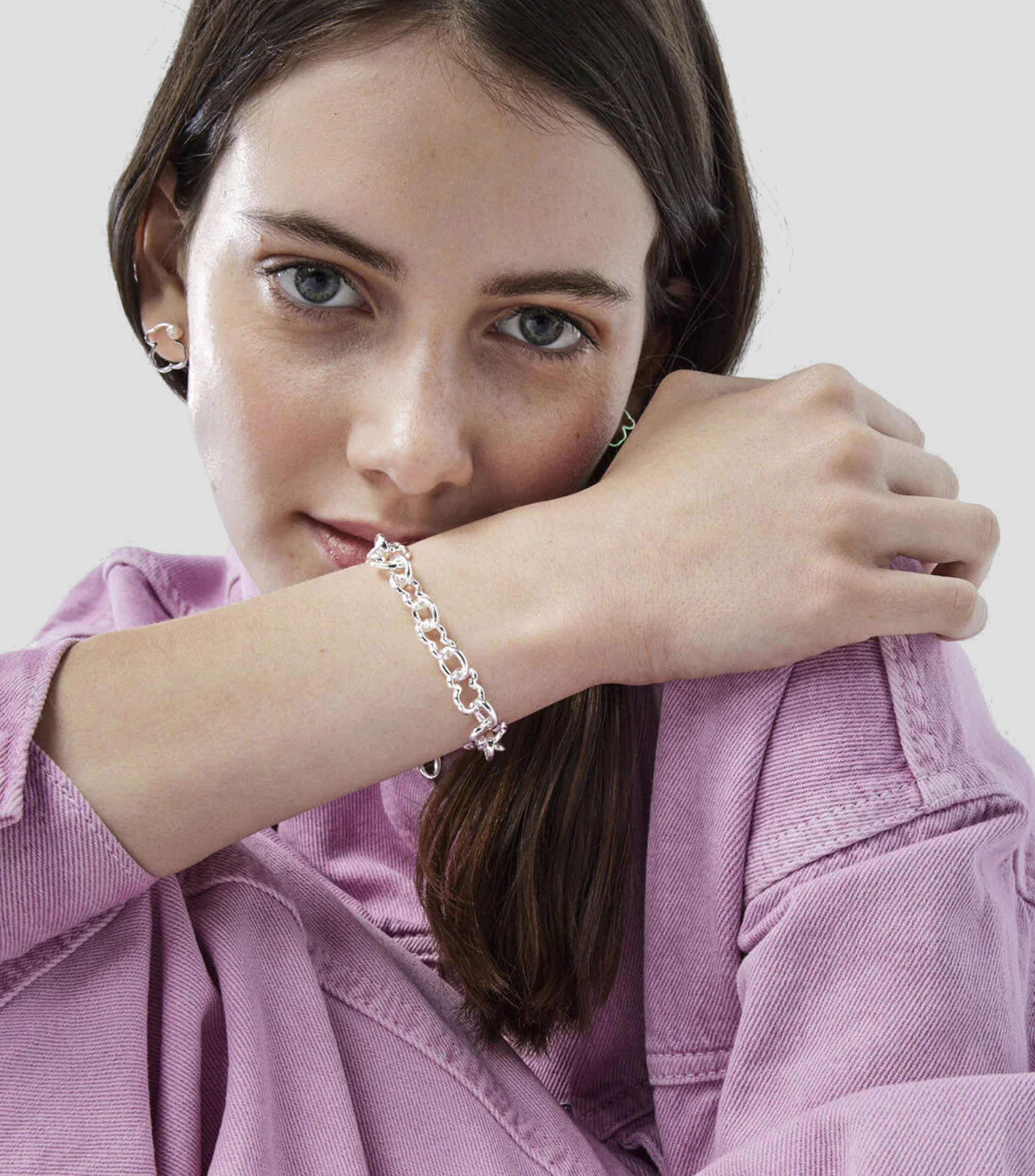 Pulsera en plata New Carrusel Mujer