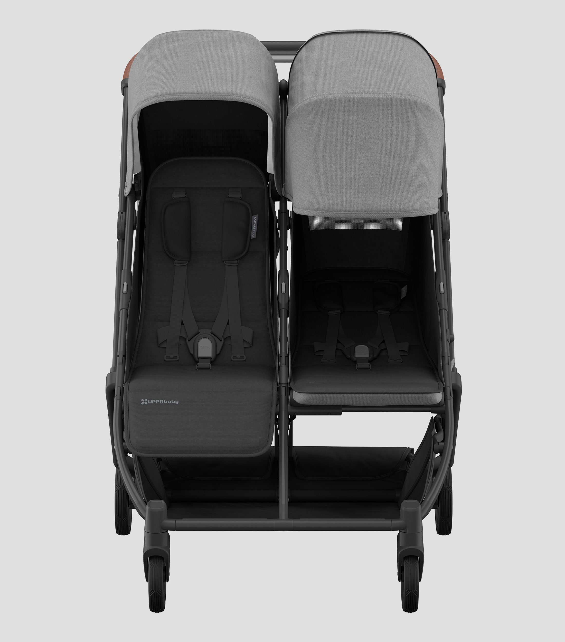 Carriola Doble Minu Duo Gris