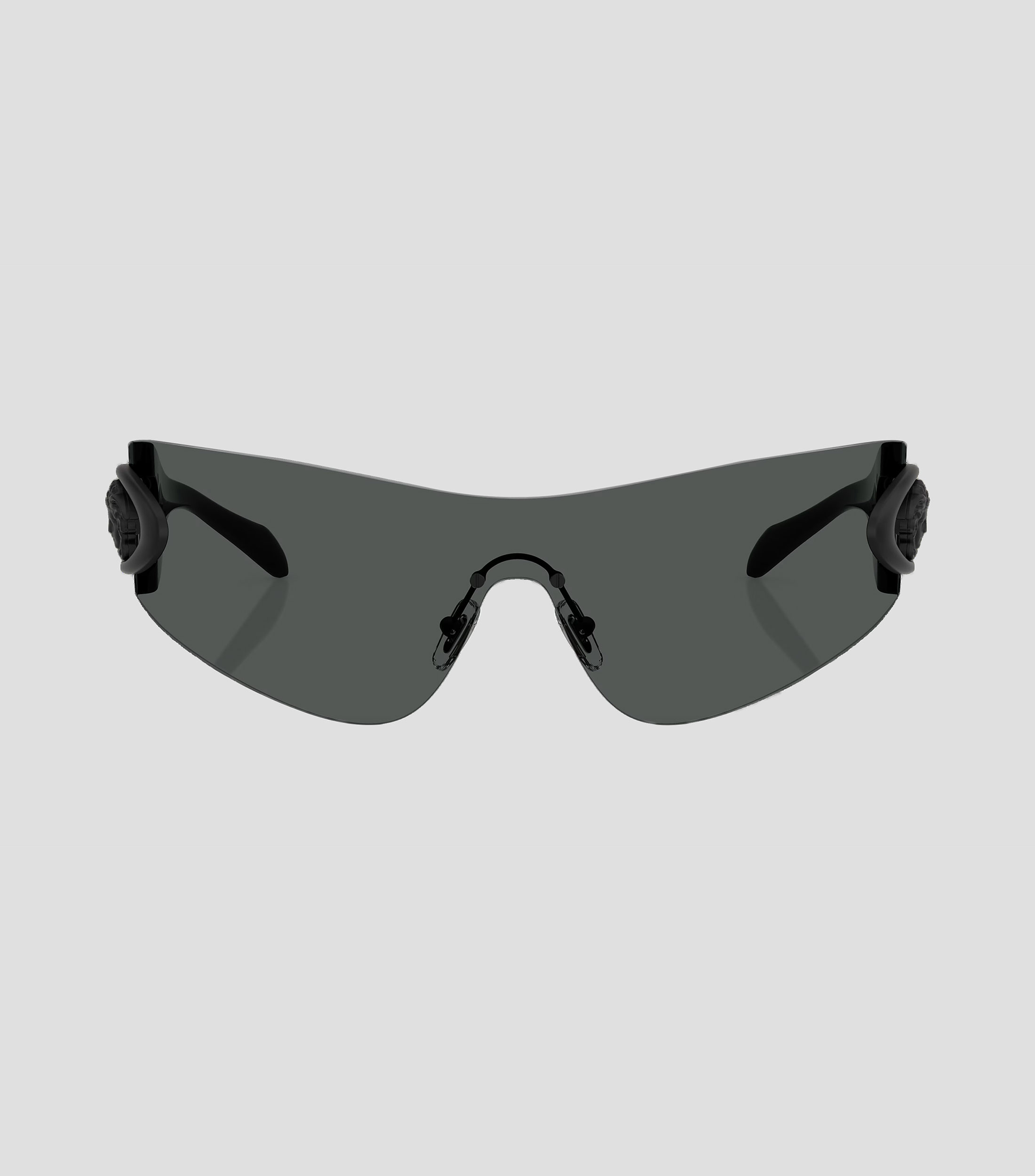 Lentes de sol irregulares gris oscuro Mujer