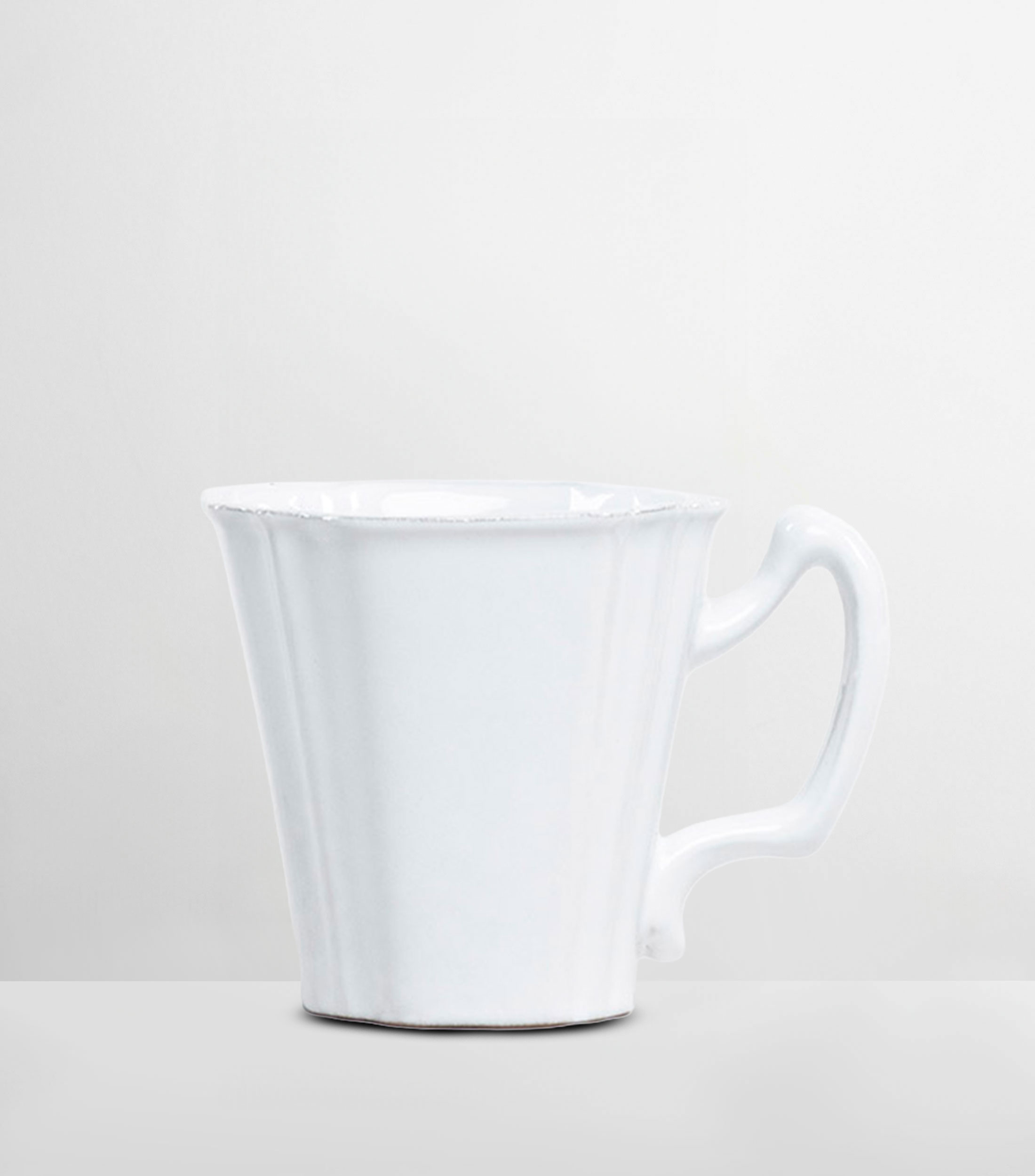 Taza Provenzal blanca en cerámica, 230 ml