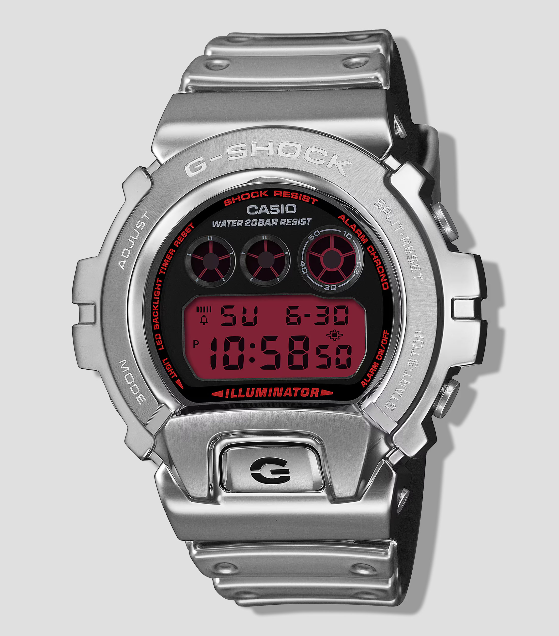 Reloj para Hombre G-SHOCK casual Negro, Plateado