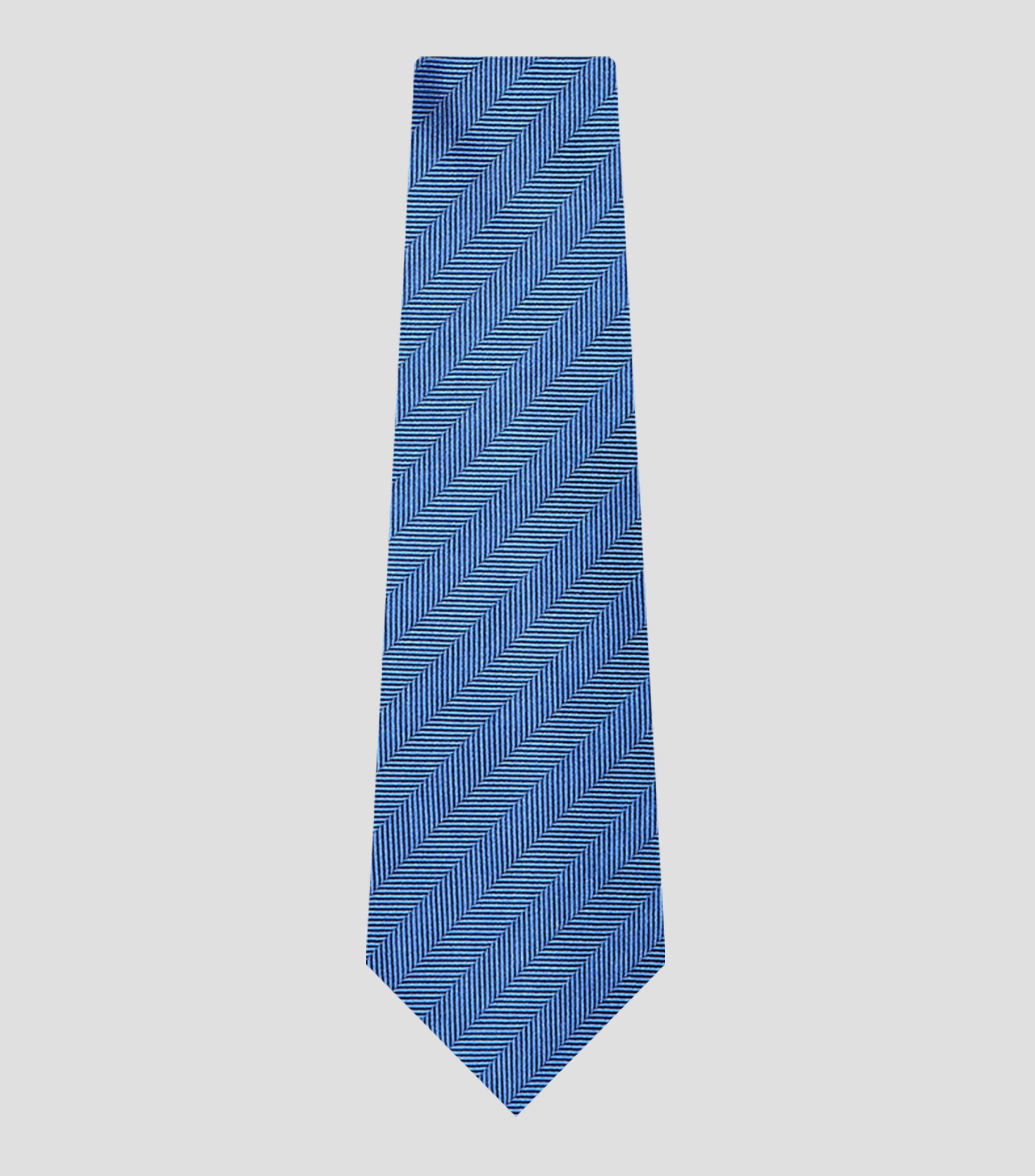 Corbata ancha de seda líneas