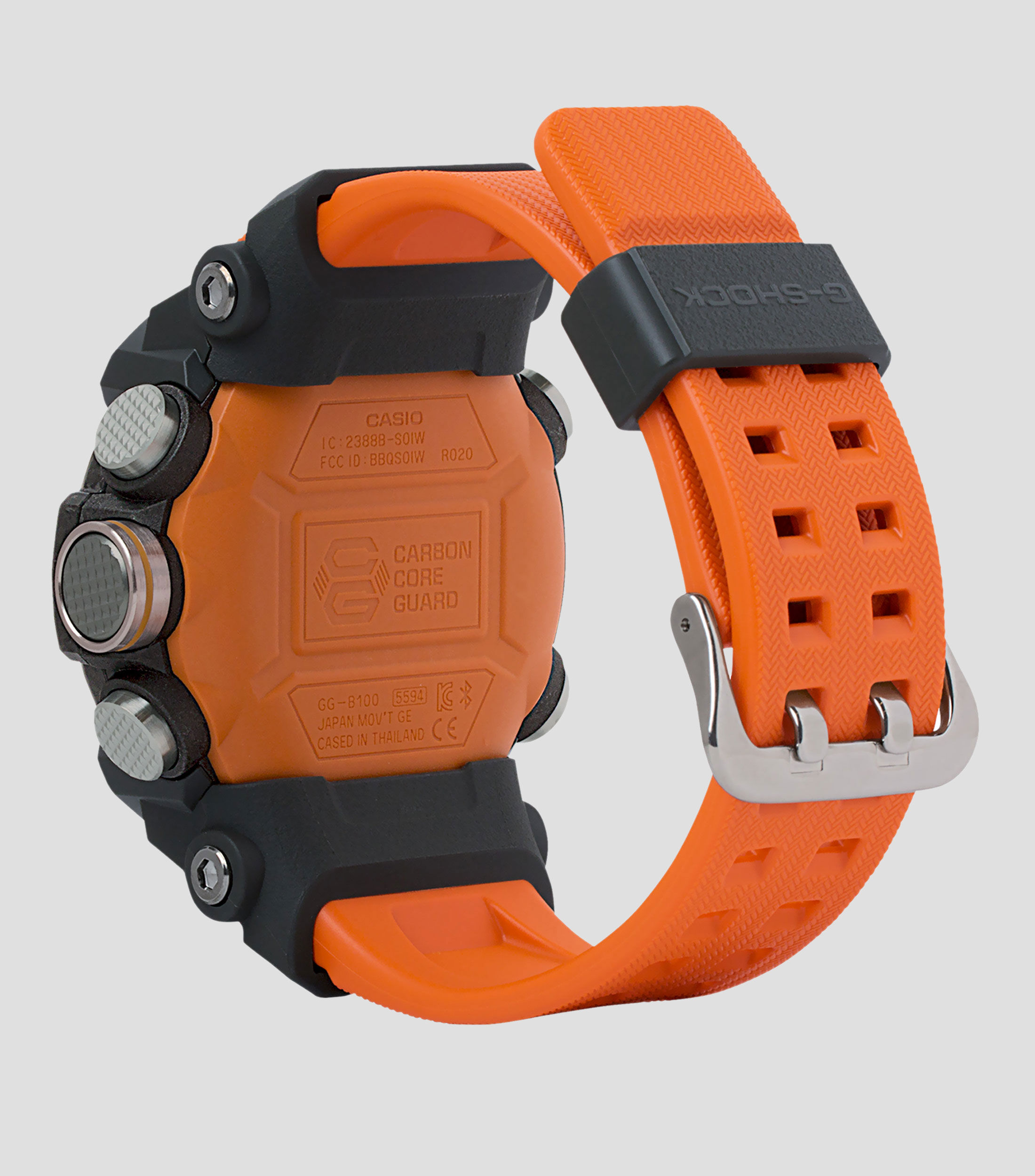 Reloj Hombre G-Shock Casual Naranja, Negro