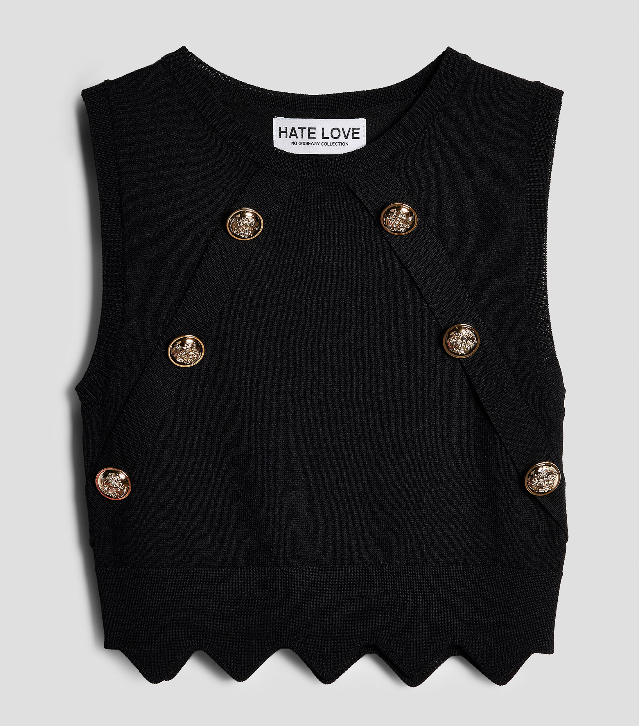 Blusa lisa sin mangas Niña