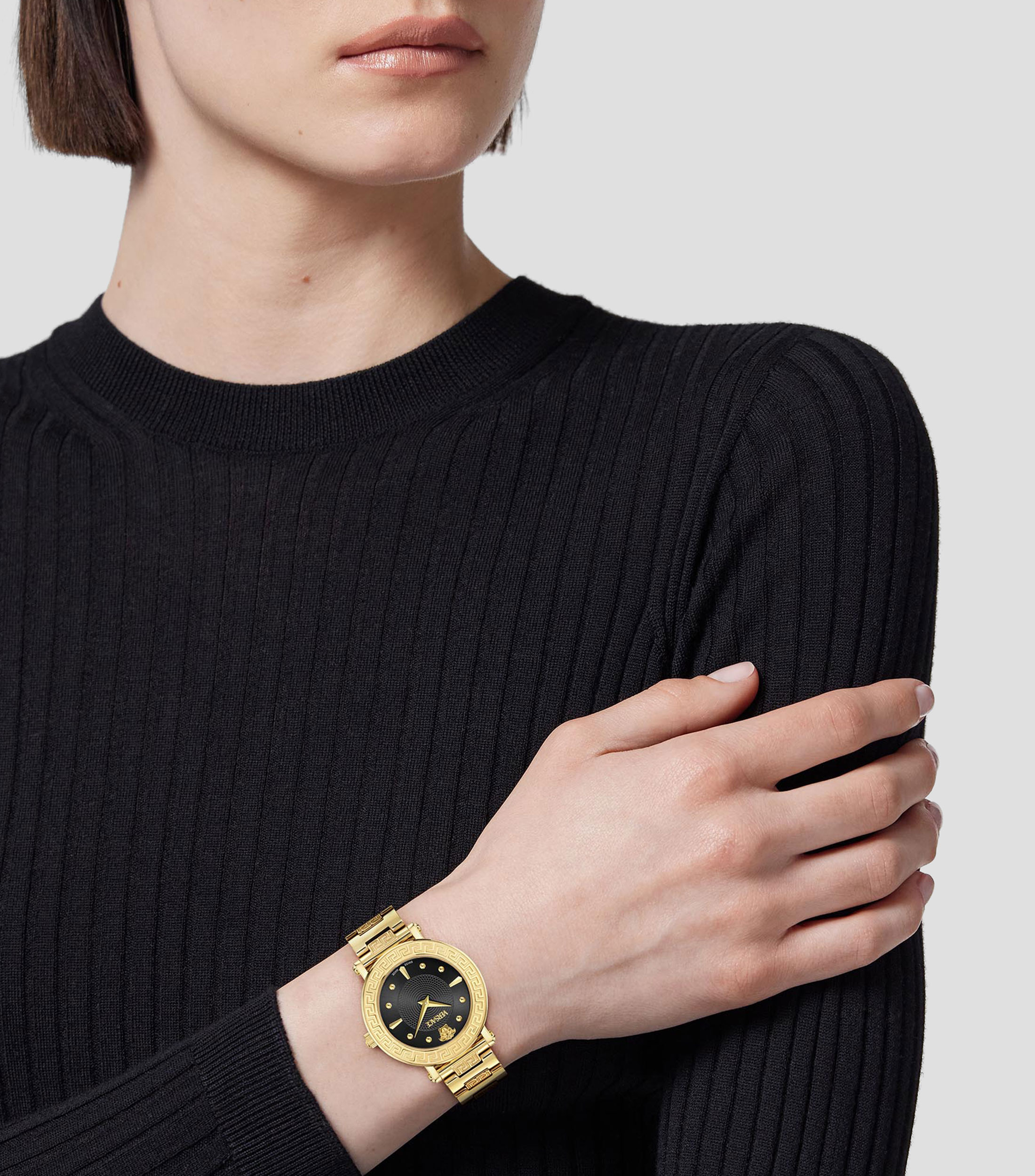 Reloj para Mujer Greca sphere De vestir, Dorado