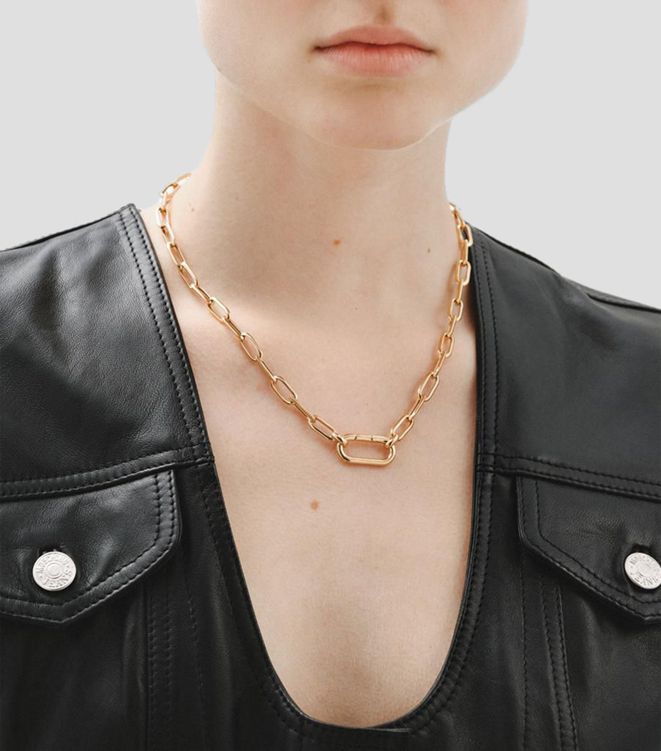 Mosquetón conector en plata .925 Chains and Necklaces Mujer