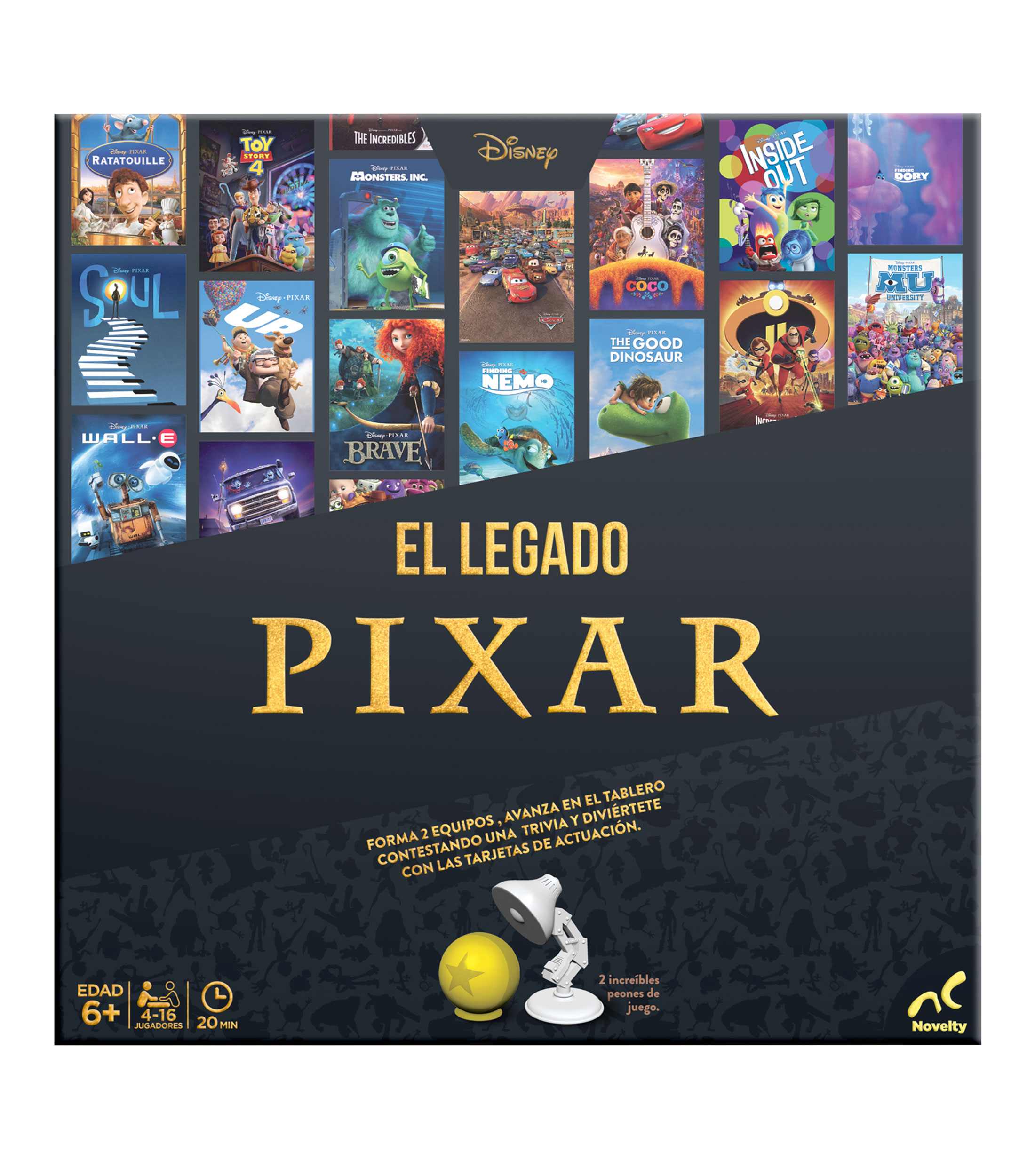 Juego De Mesa En Familia El Legado Pixar