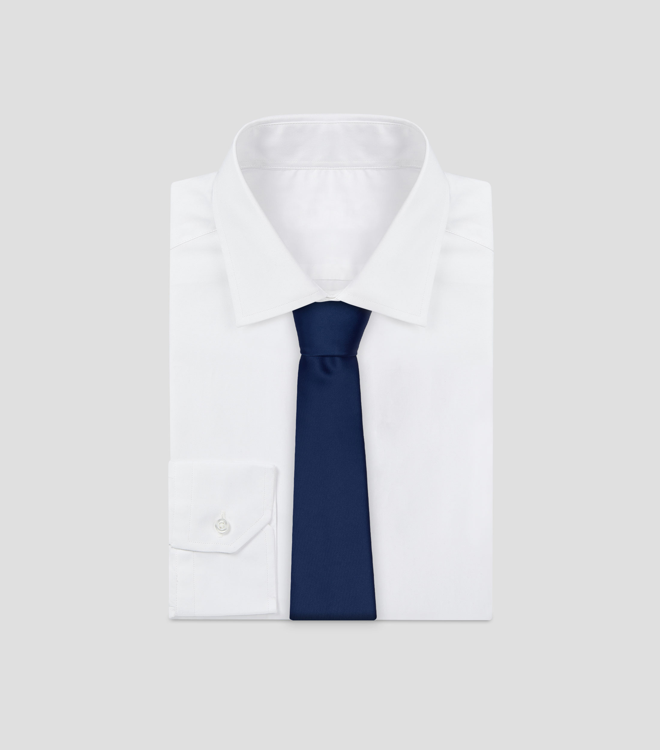 Corbata ancha lisa