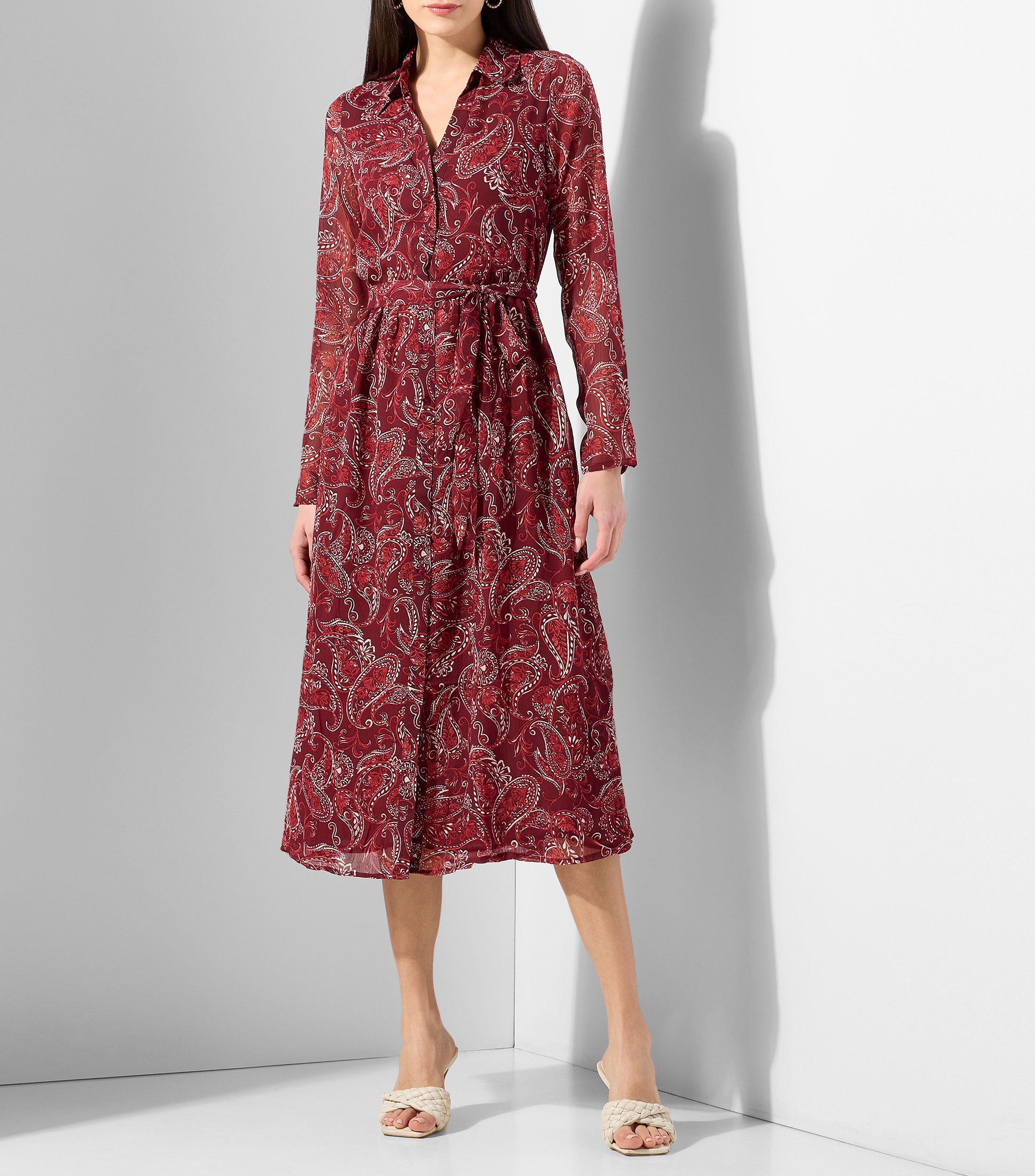 Vestido largo manga larga fantasía Mujer