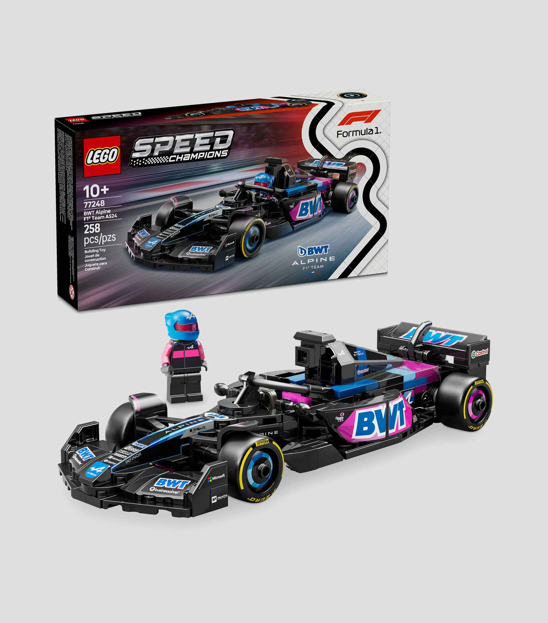 Lego Speed Champions Auto de Carreras BWT Alpine F1 Team 77248