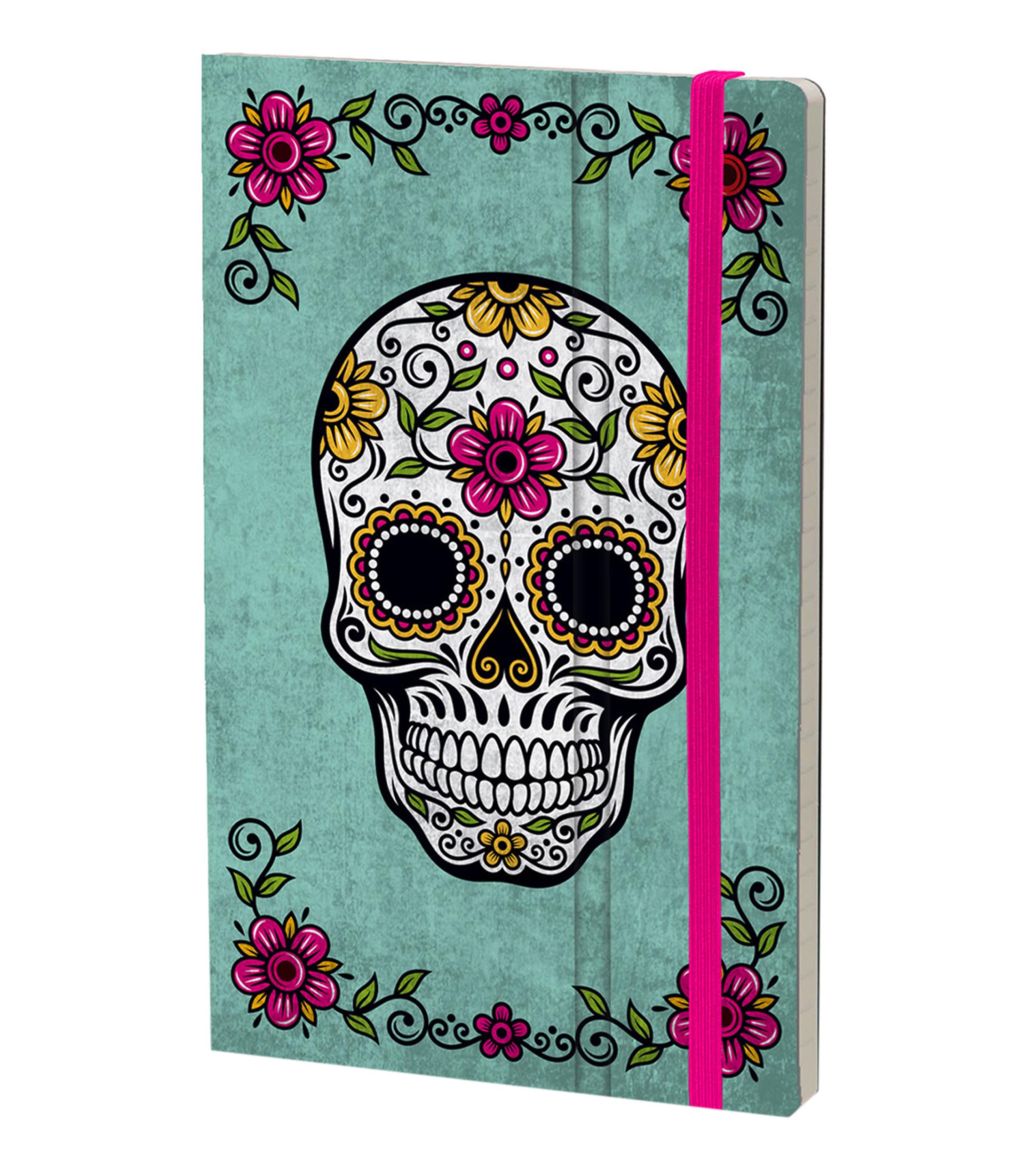 Libreta con Calavera Multicolor 144 Hojas
