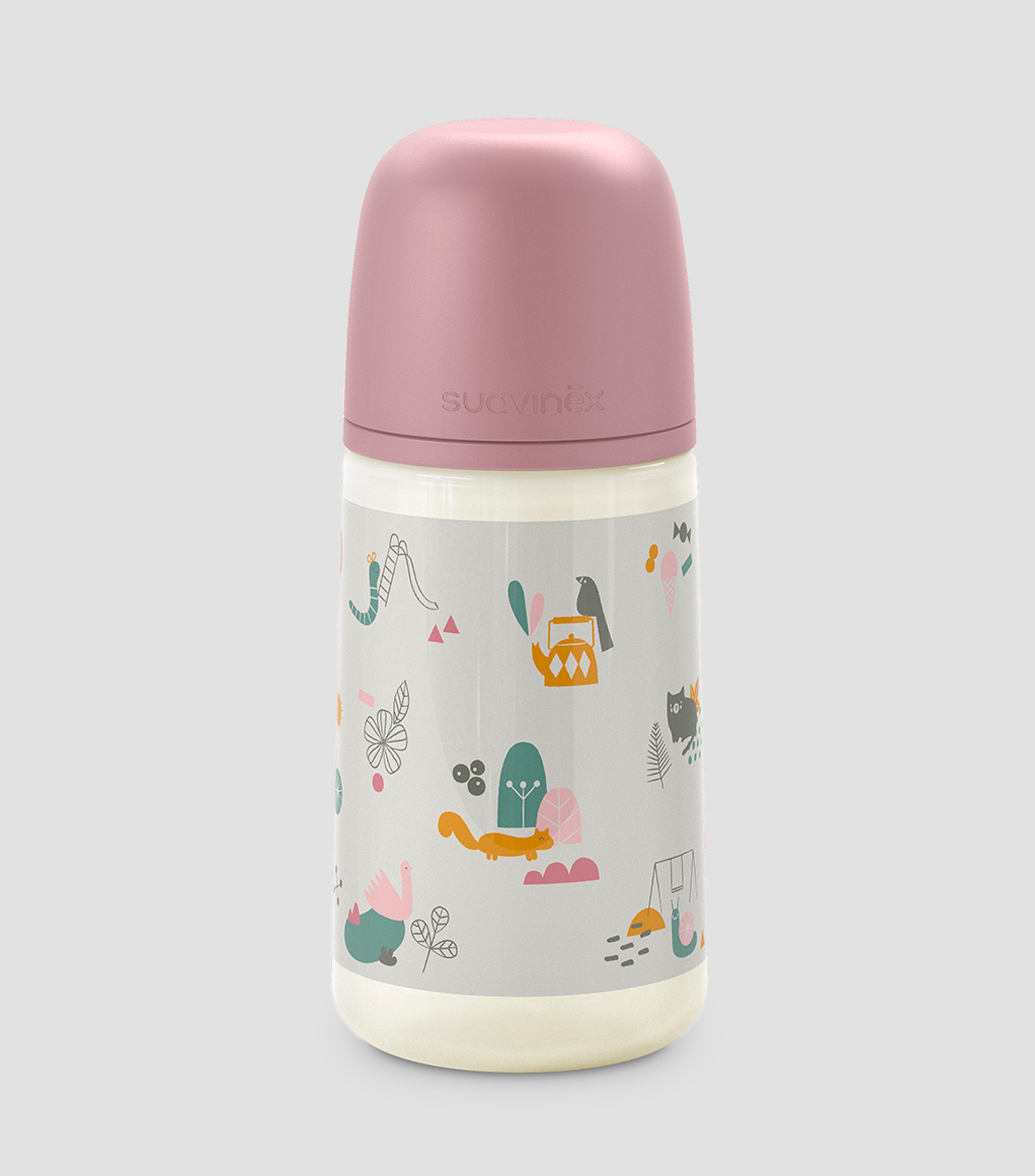Biberón Anticólicos morado, 270 ml