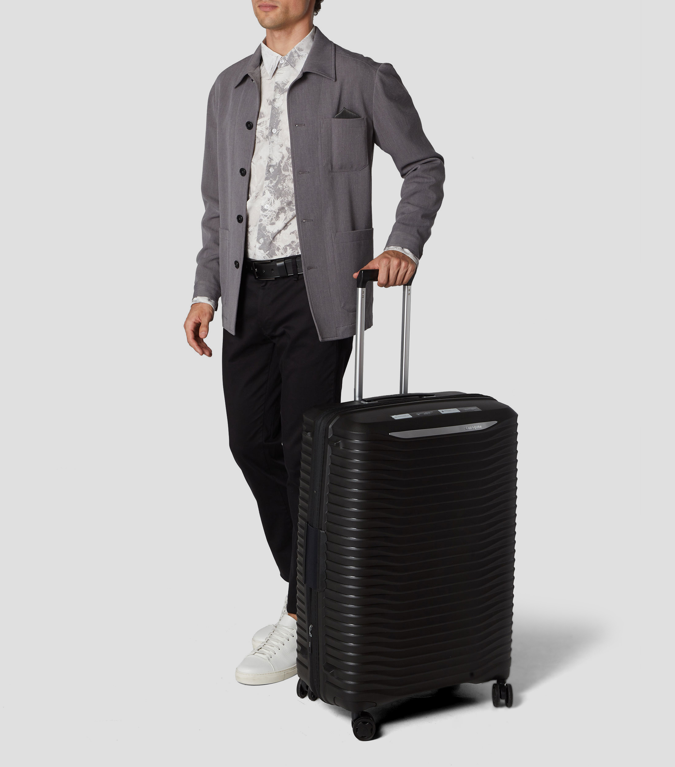 Maleta de viaje grande Upscape negra