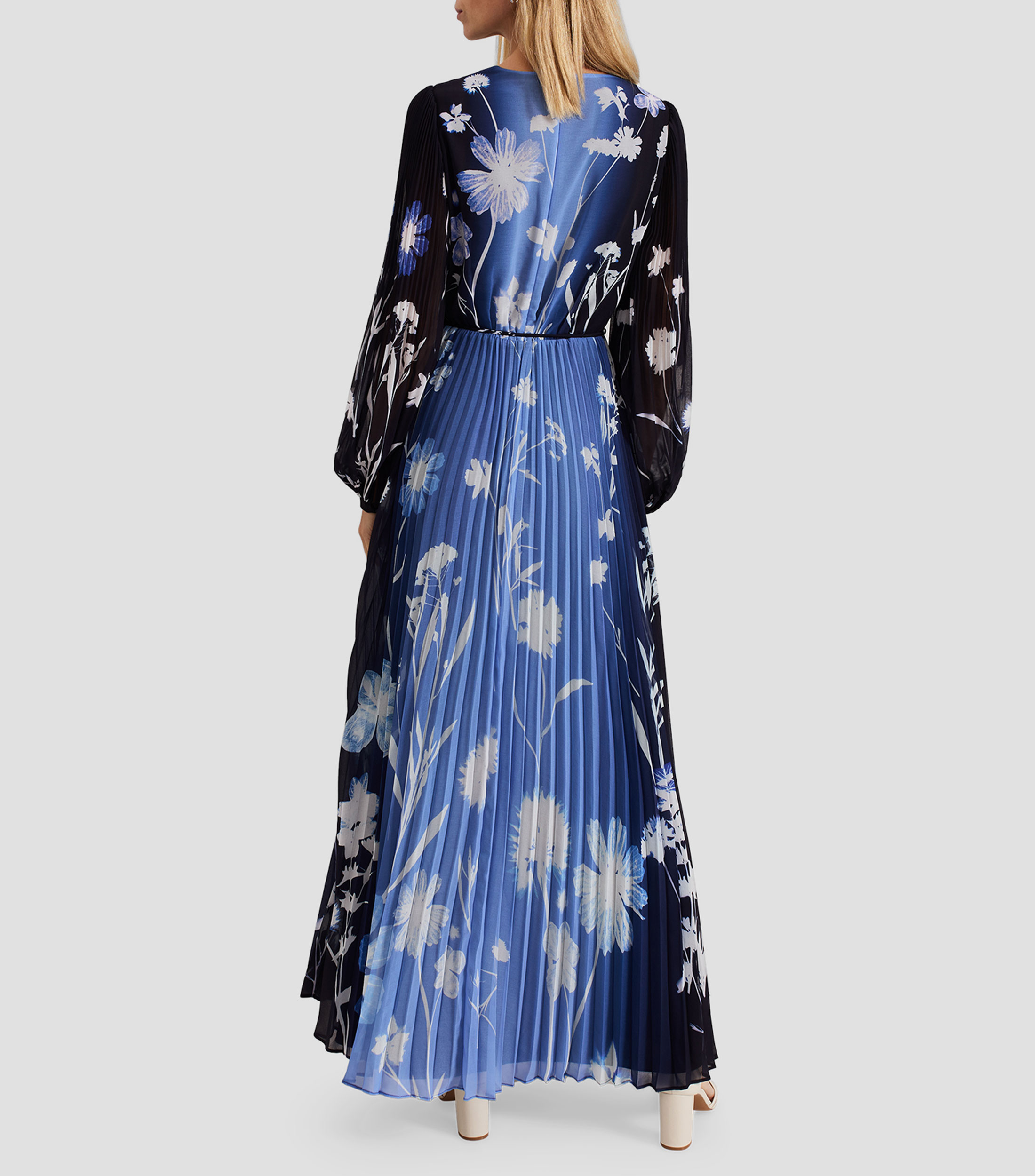 Vestido de Fiesta Maxi Annie con Flores Mujer