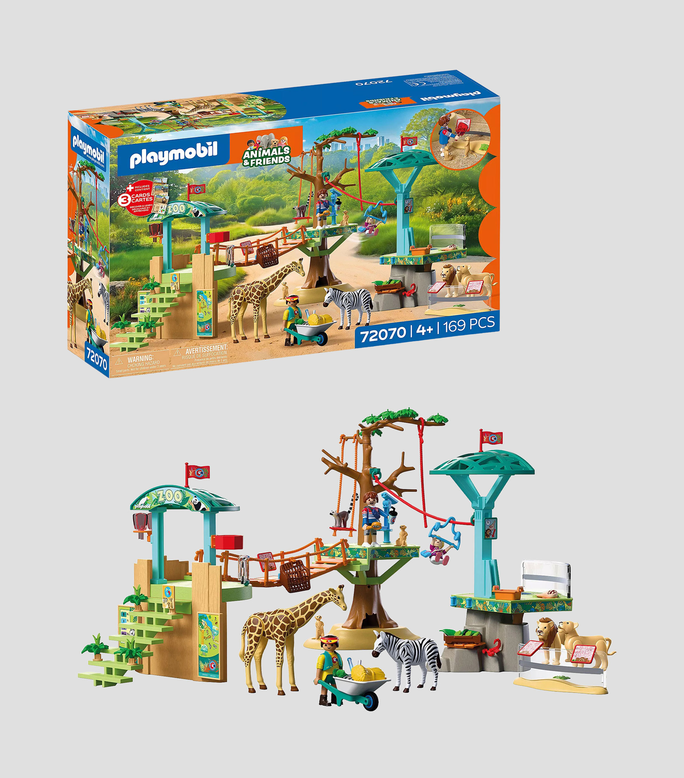 Playset Zoo: Parque de aventuras