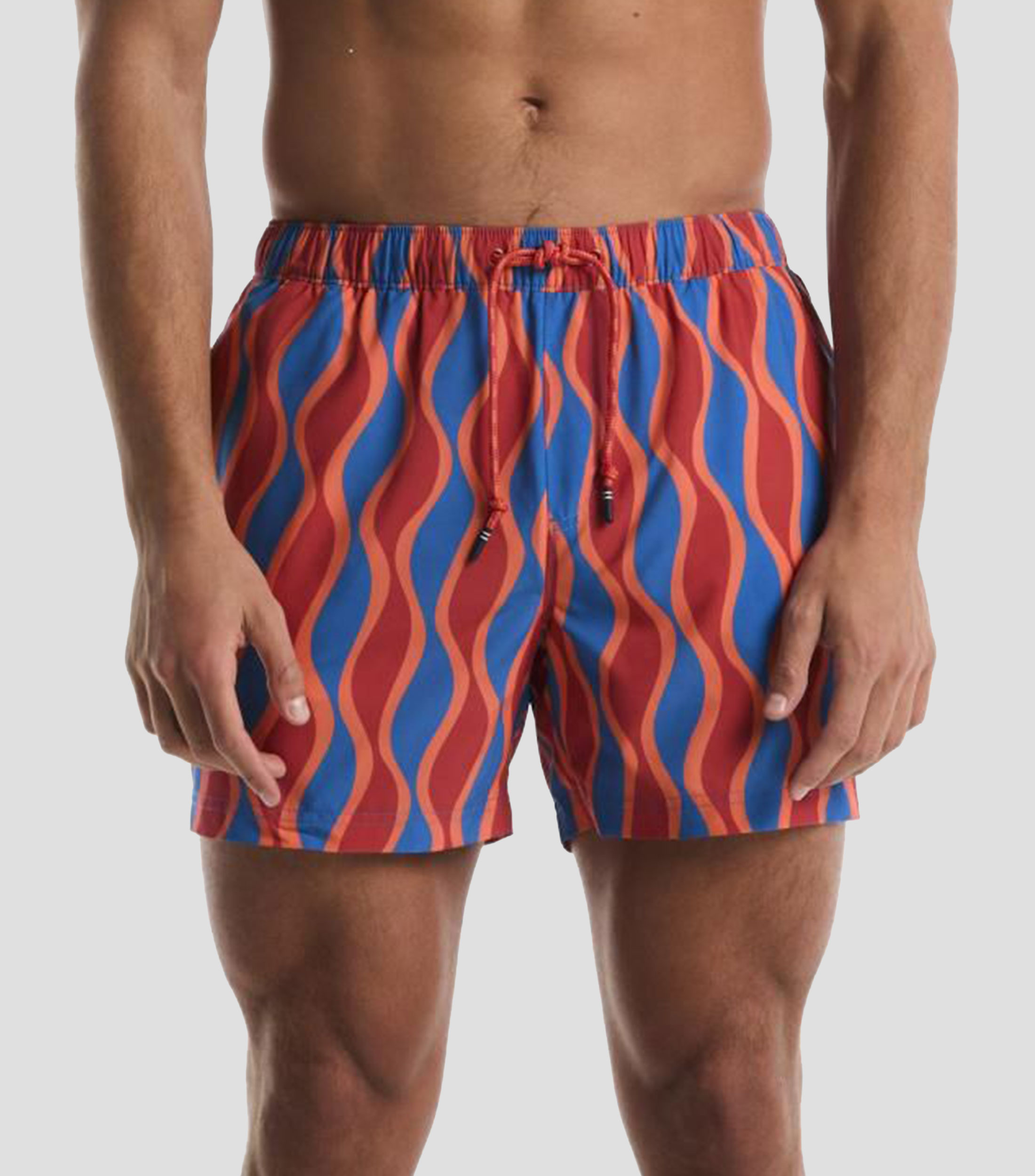Traje de baño largo estampado Hombre
