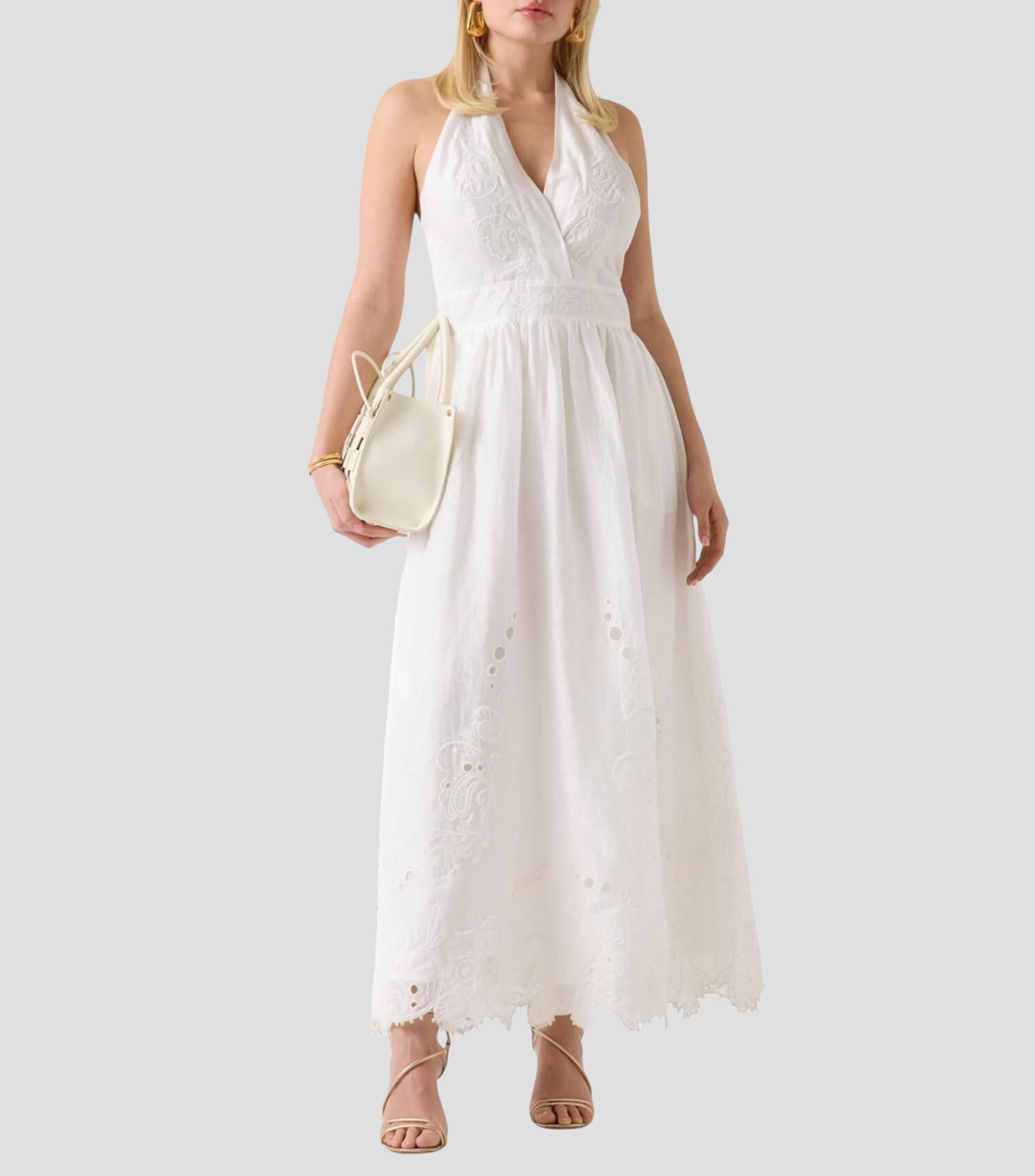 Vestido largo liso Falter Gracie Mujer