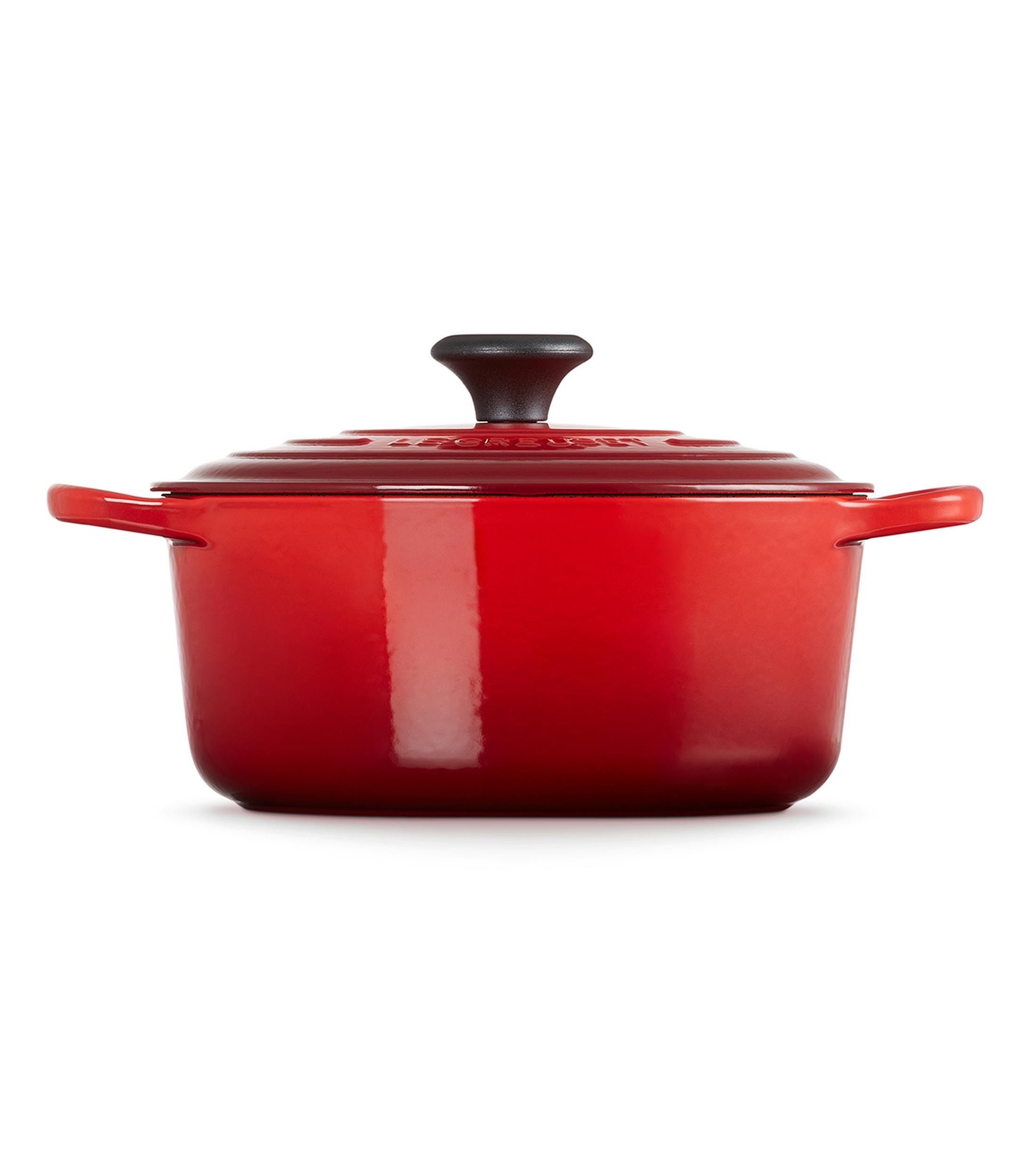 Cacerola en hierro colado esmaltado 4.2 L rojo cerise