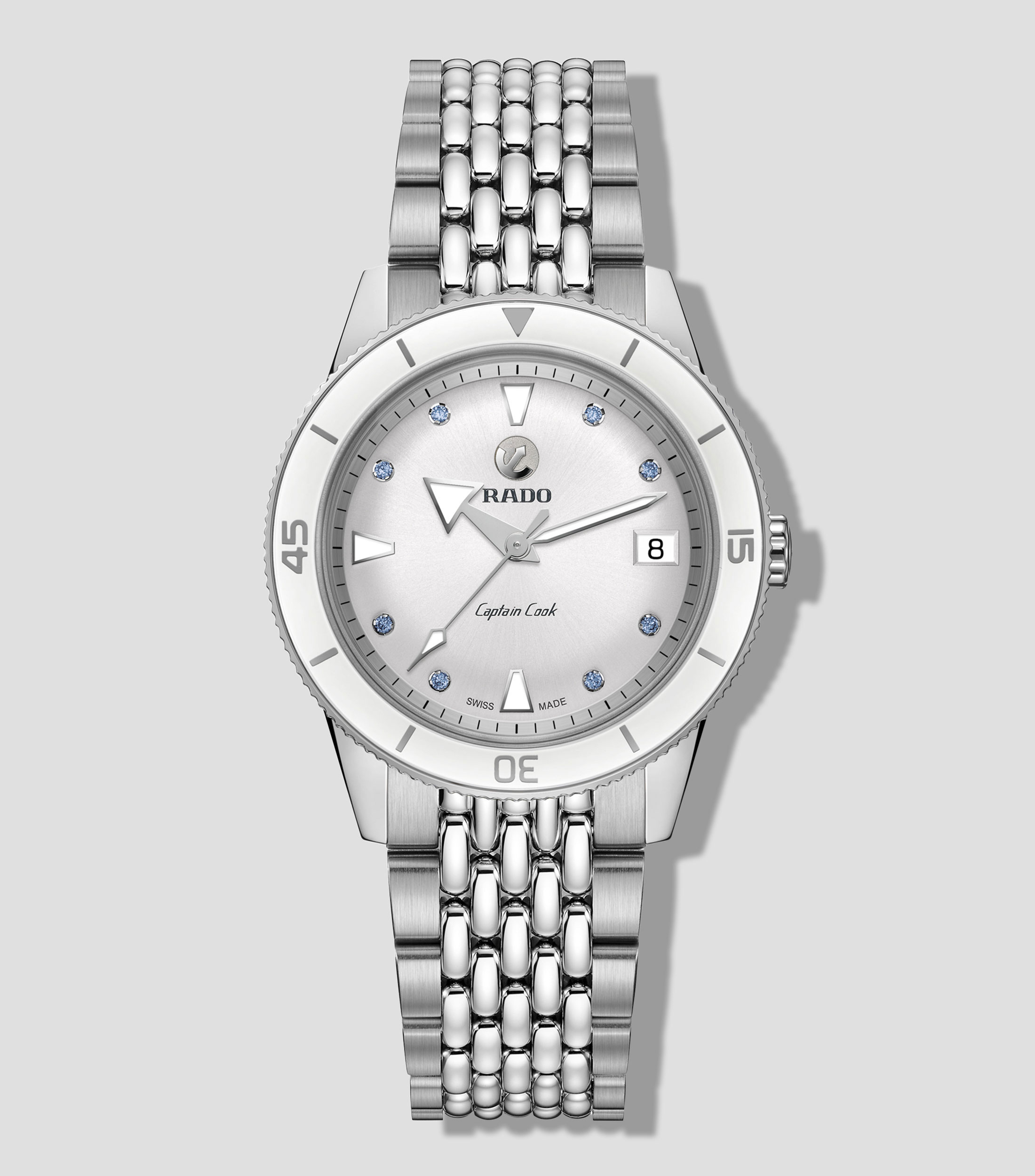 Reloj para Mujer Automático Captain Cook Sport Carátula Blanca