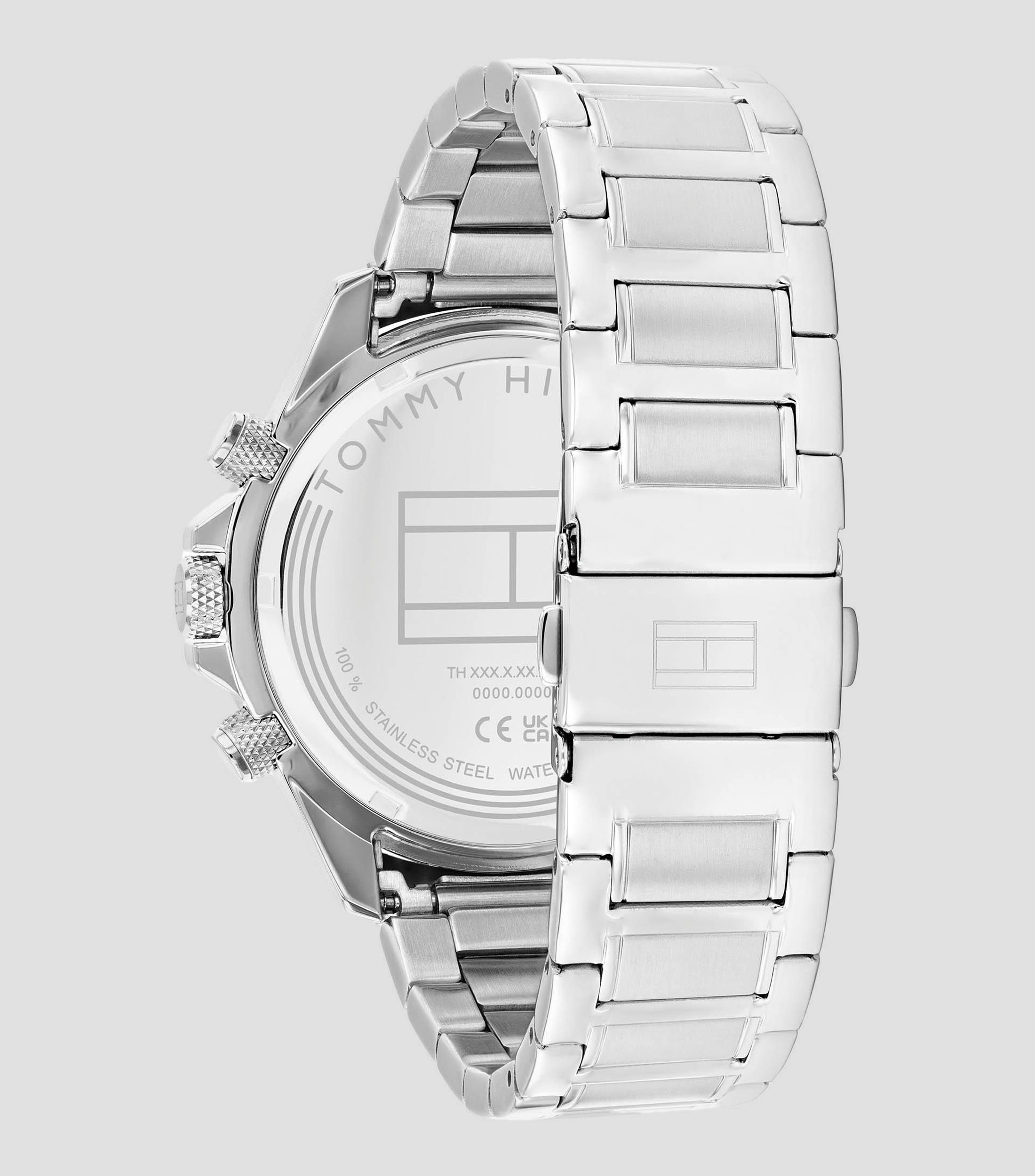 Reloj para hombre Clark deportivo, plateado