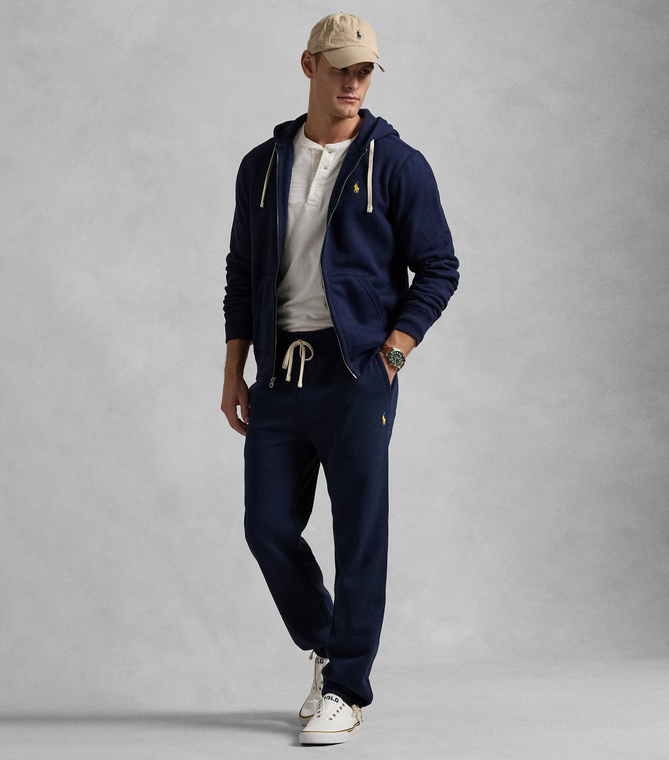 Sudadera con cierre y capucha Hombre