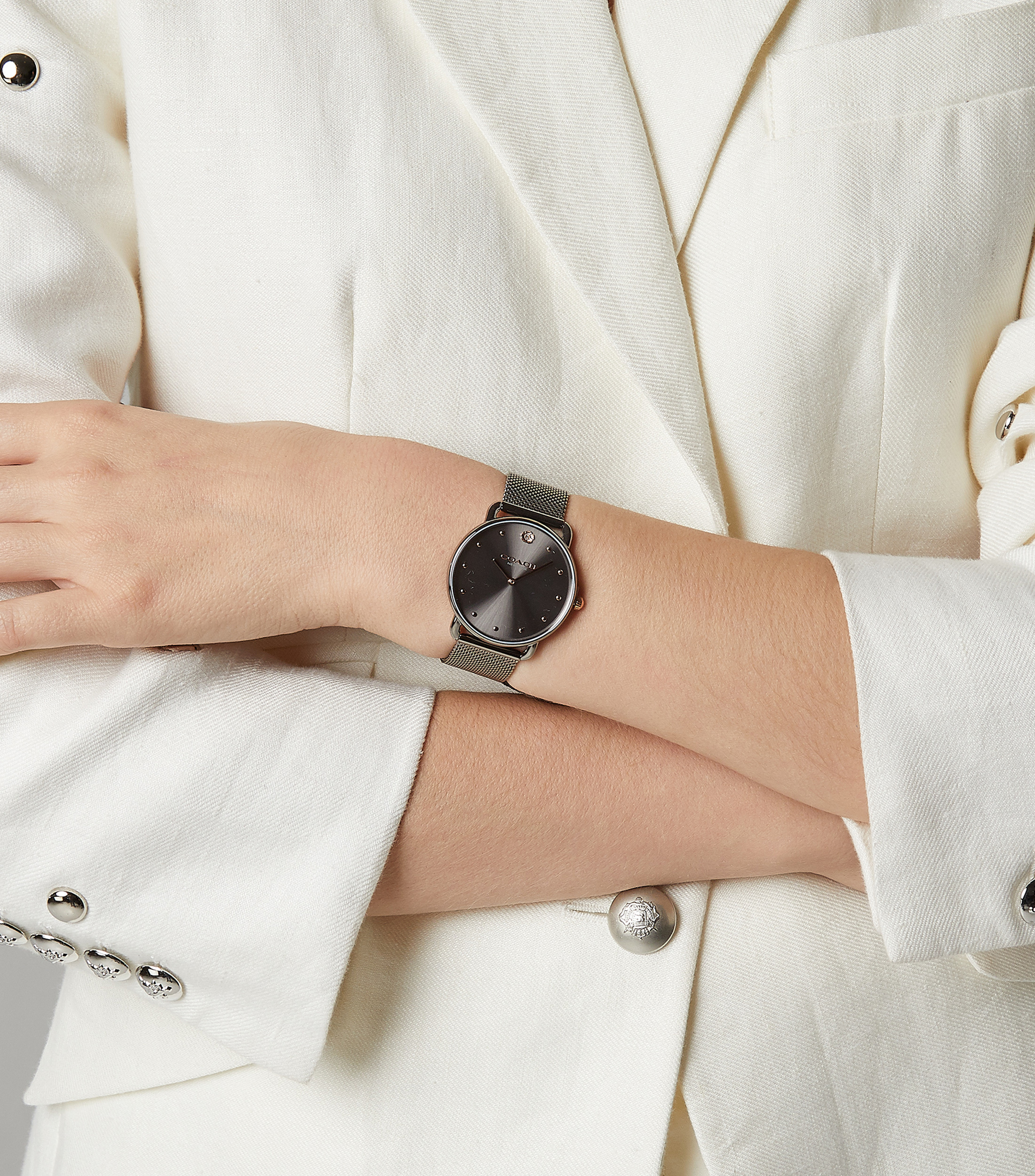 Reloj para mujer Elliot De vestir, Gris