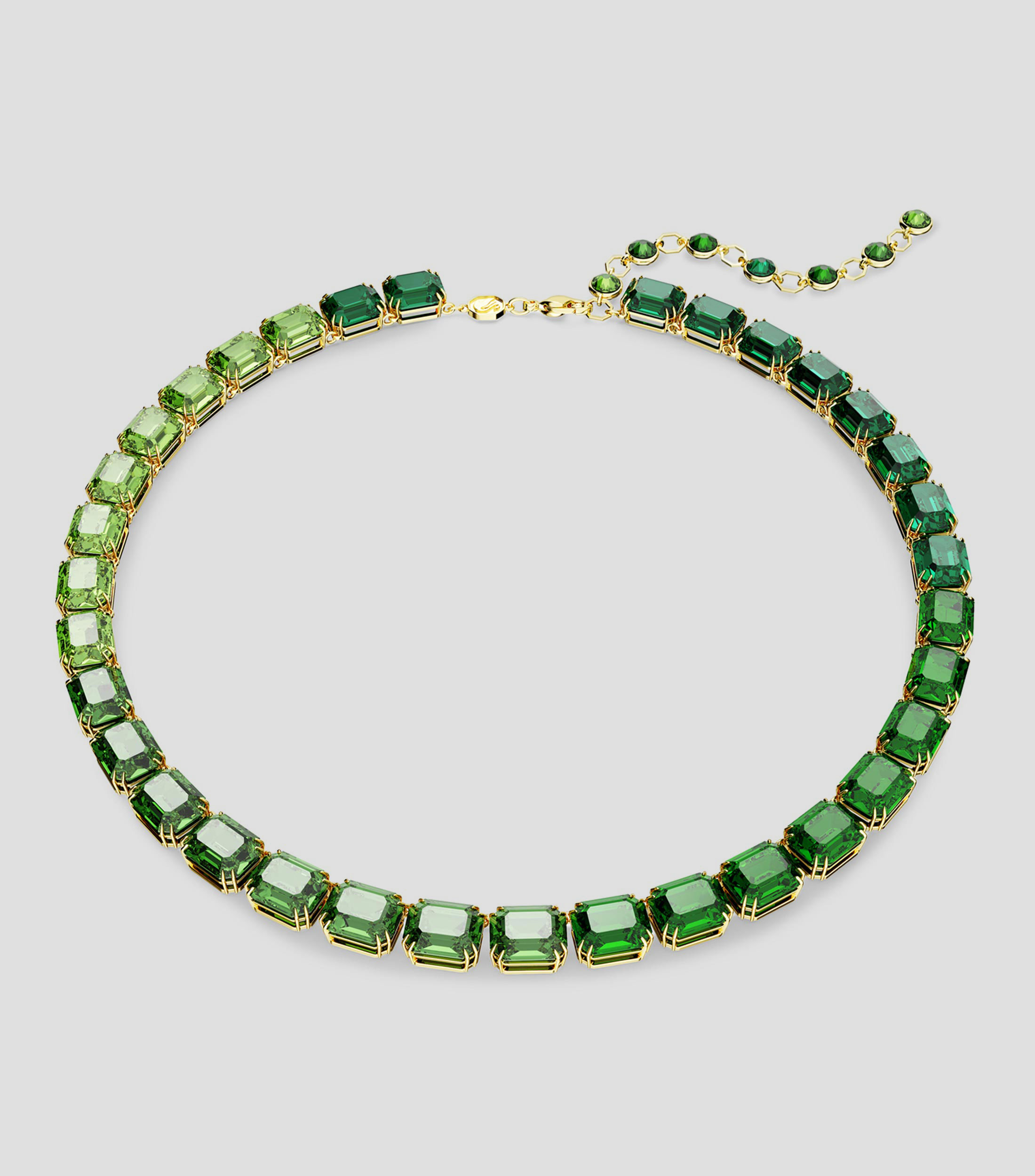 Collar Millenia con cristales verdes Millenia Mujer
