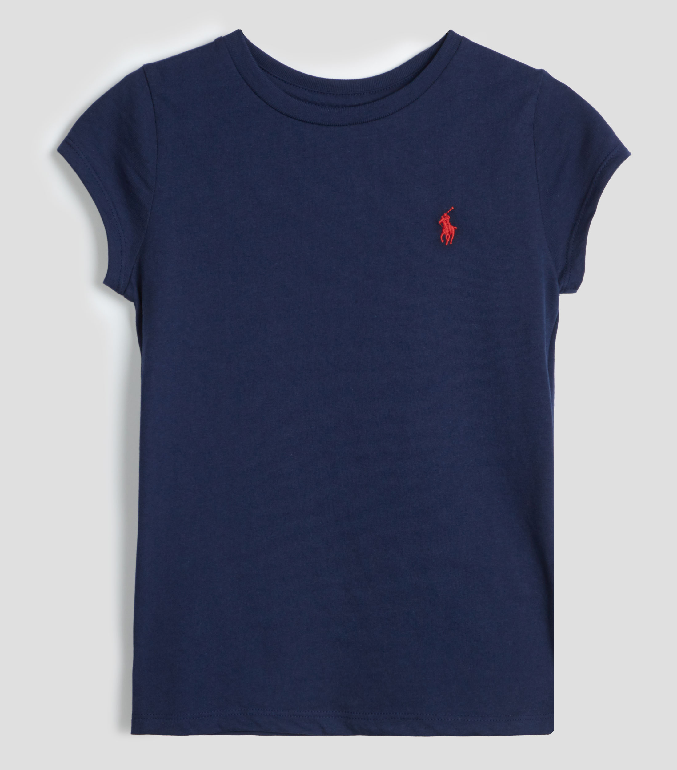 Playera de cuello redondo y manga corta Niña