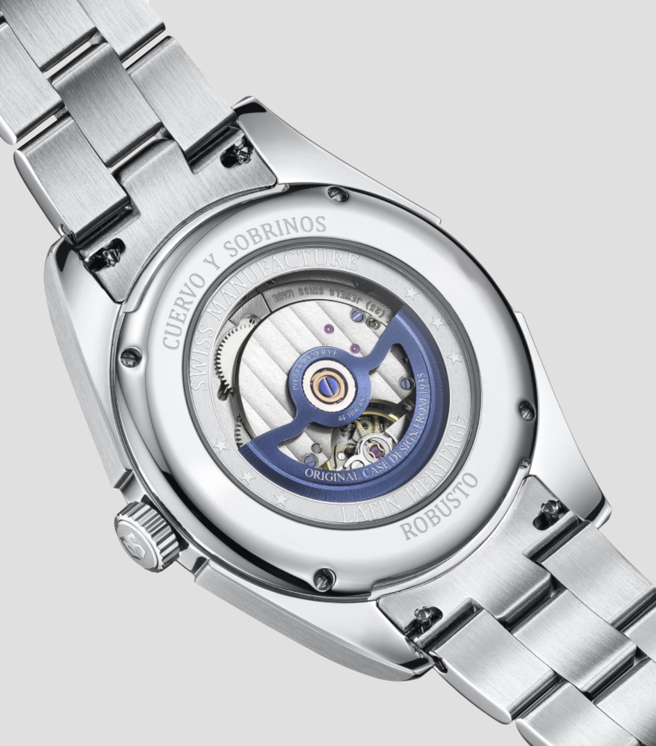 Reloj para Hombre Robusto casual plateado