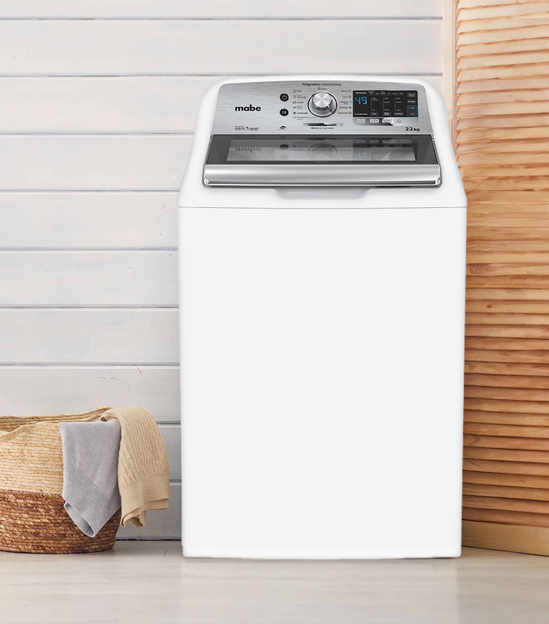 Lavadora Automática 22 Kg de carga superior LMH72211WBAB0 blanca