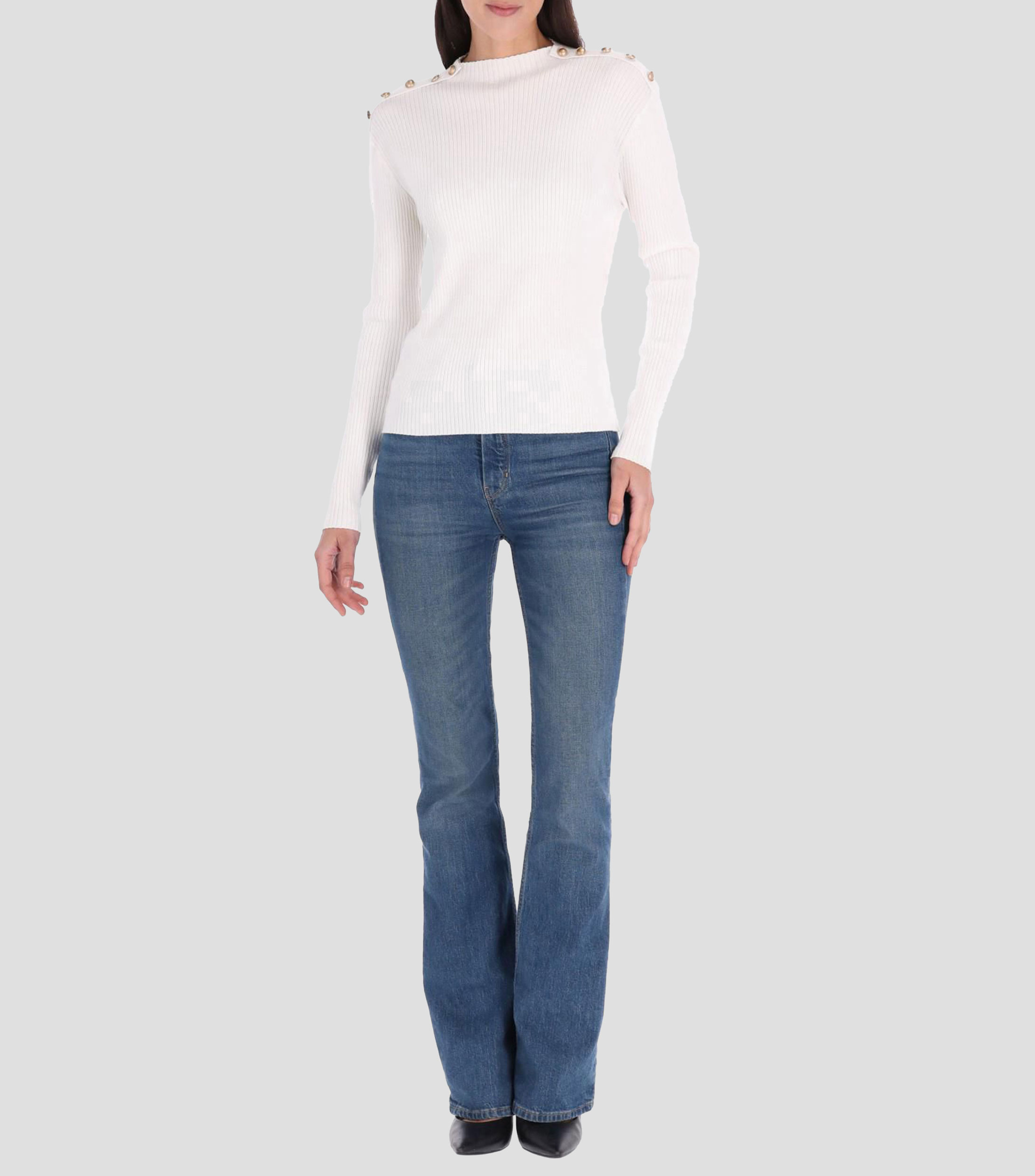 Suéter cuello redondo Mujer