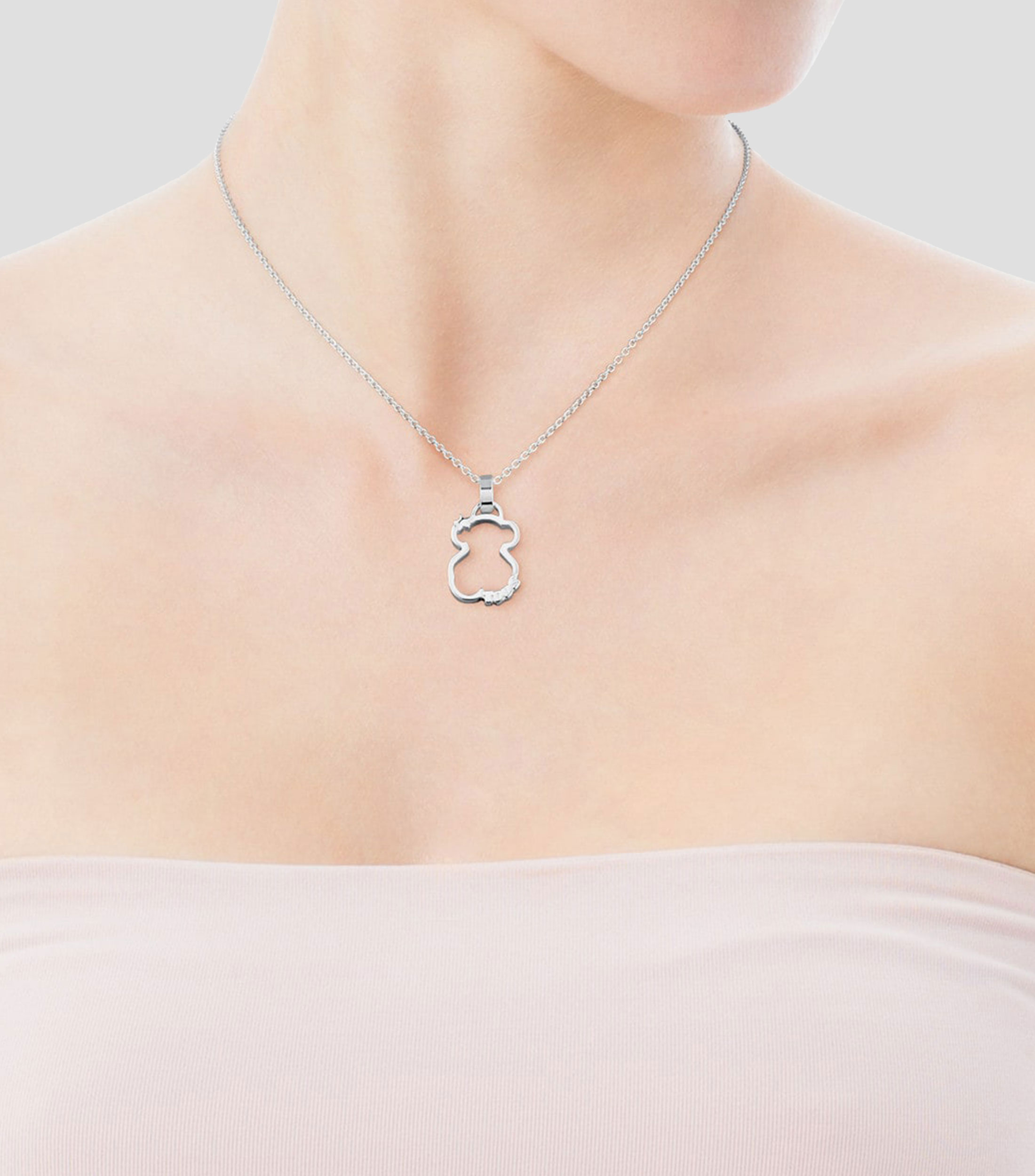 Collar en Plata .925 Silueta Mujer