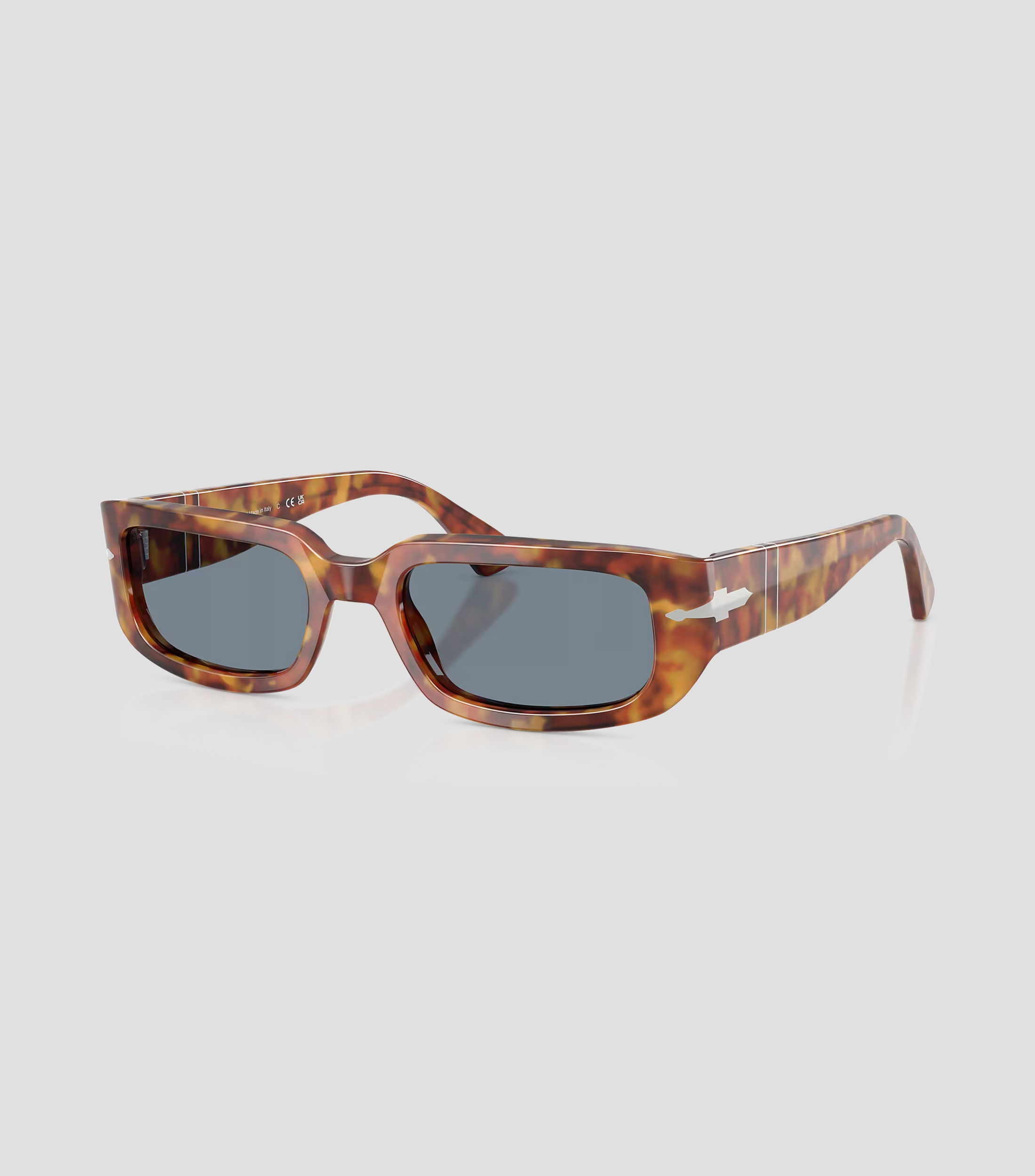 Lentes de sol rectangulares carey Unisex