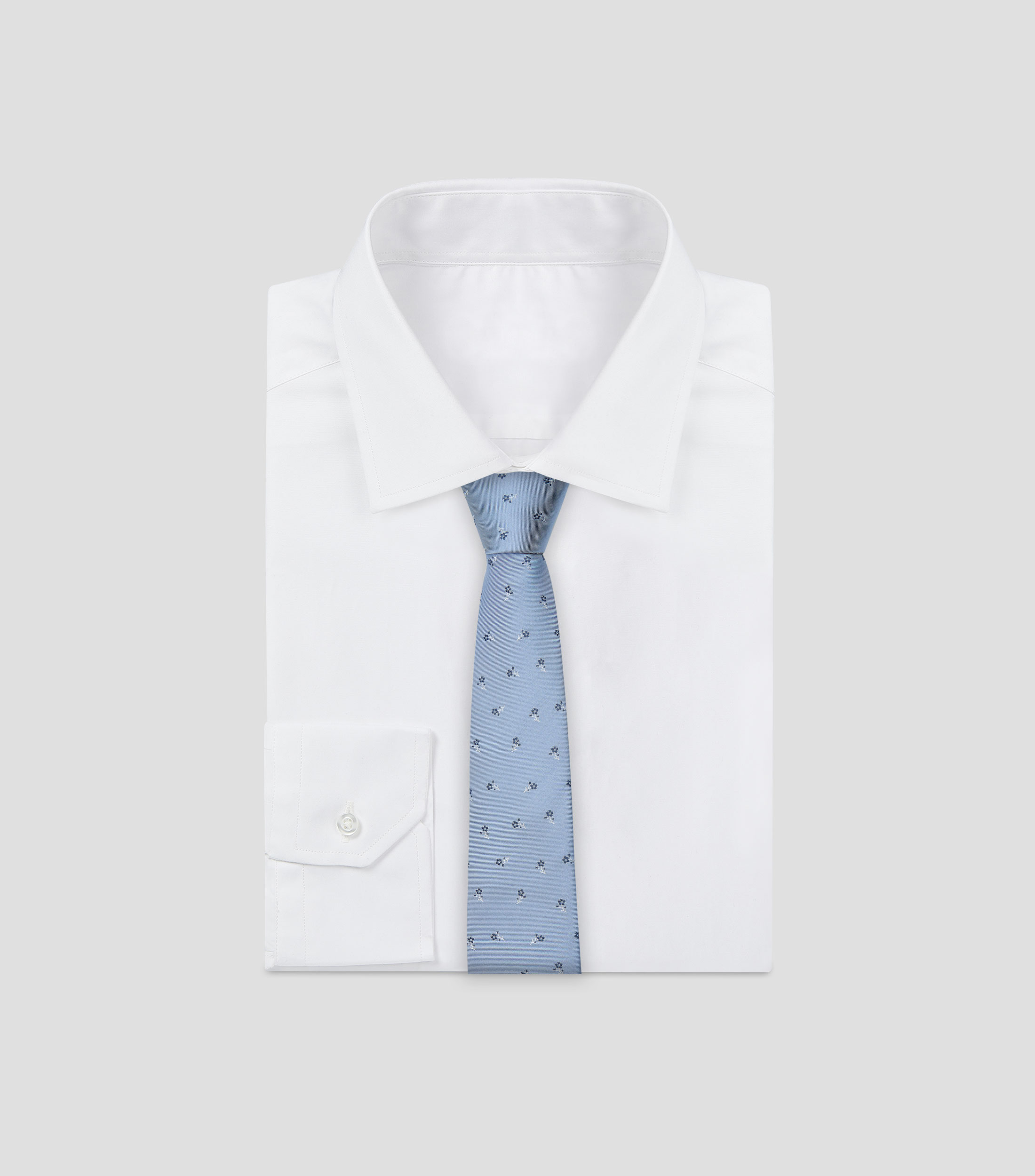 Corbata ancha estampada Hombre