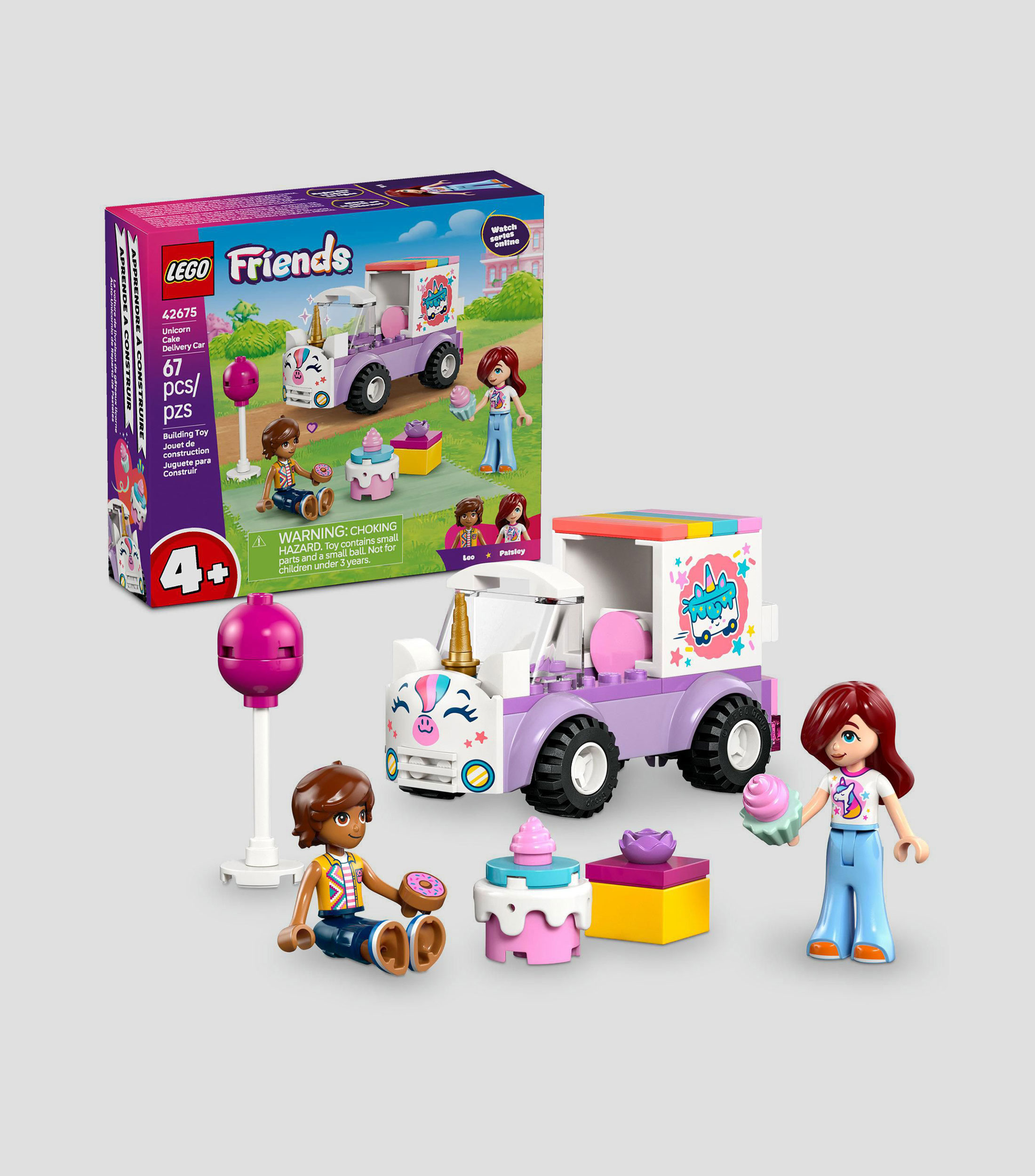 Lego Friends, Auto-Unicornio de Reparto de Pasteles