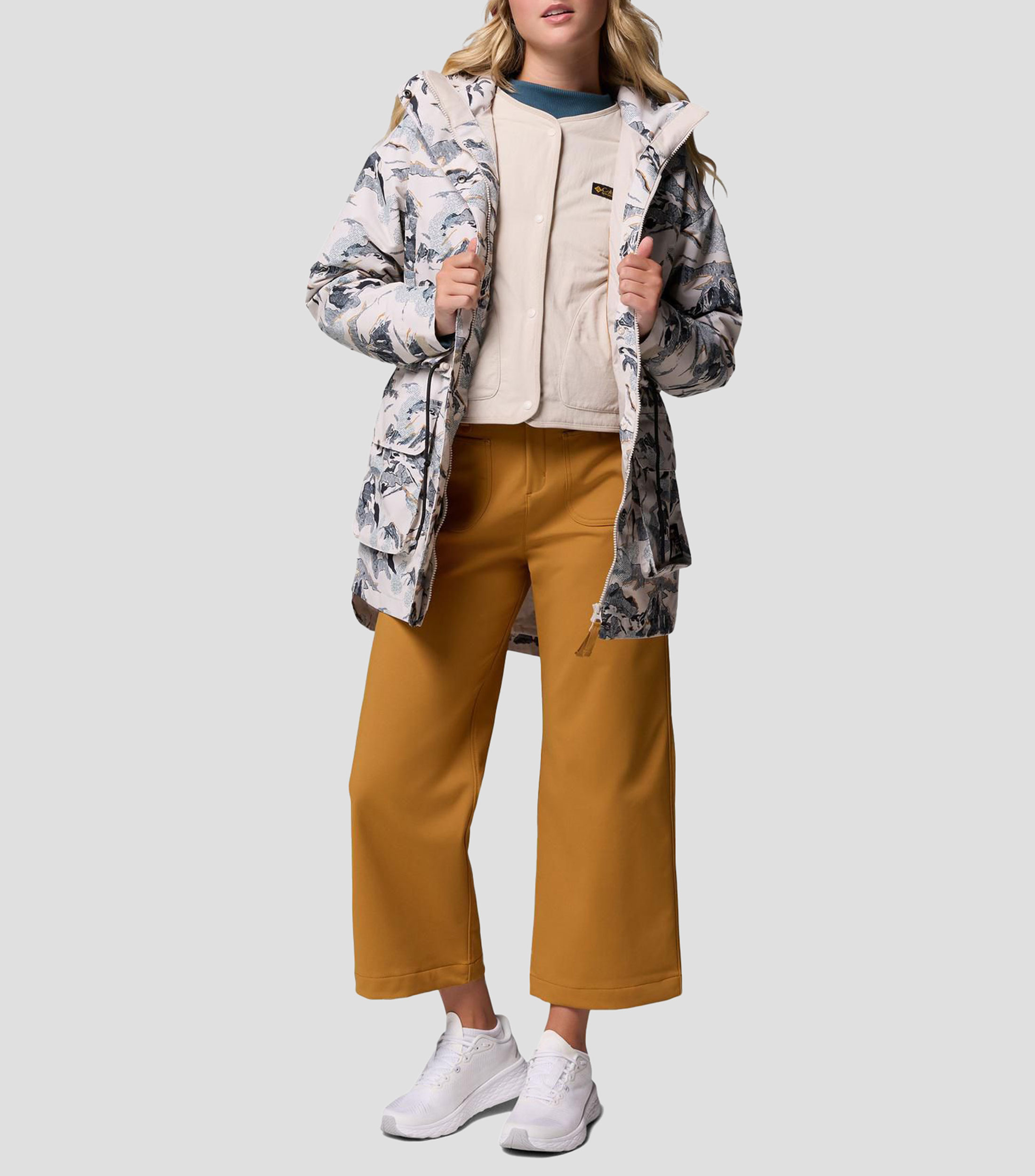 Chamarra acolchada con capucha High Cascades Mujer