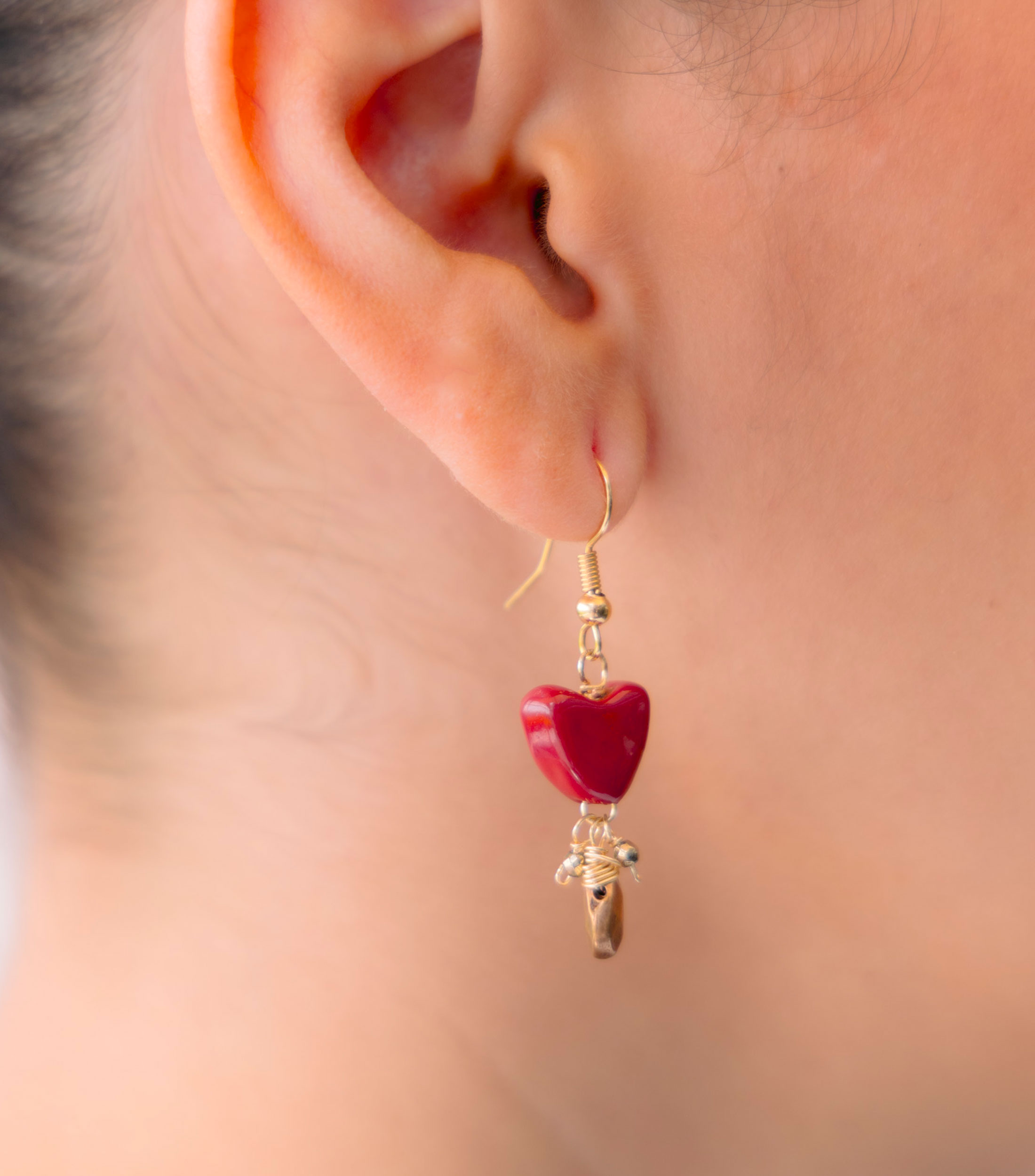 Aretes gota Mujer
