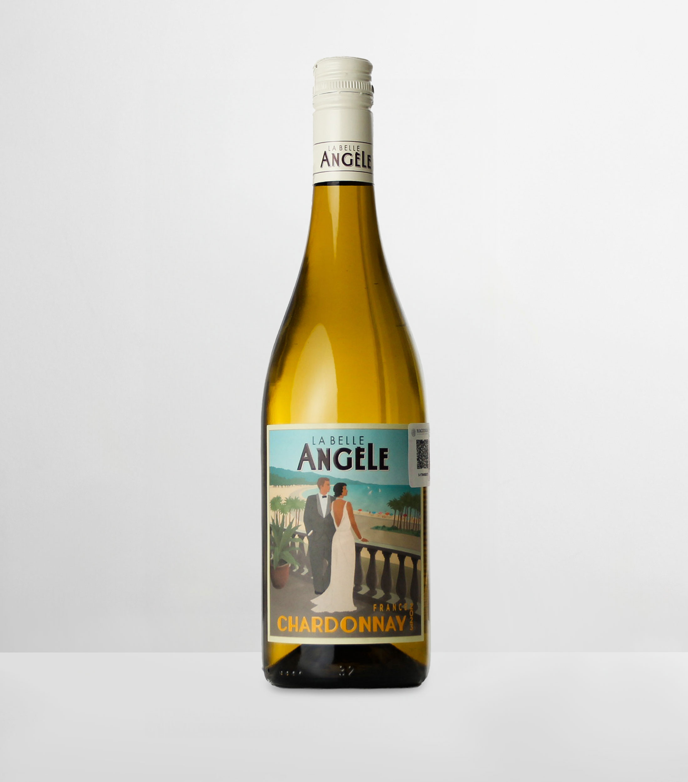 Vino Blanco Chardonnay La Belle Angèle, 750 ml