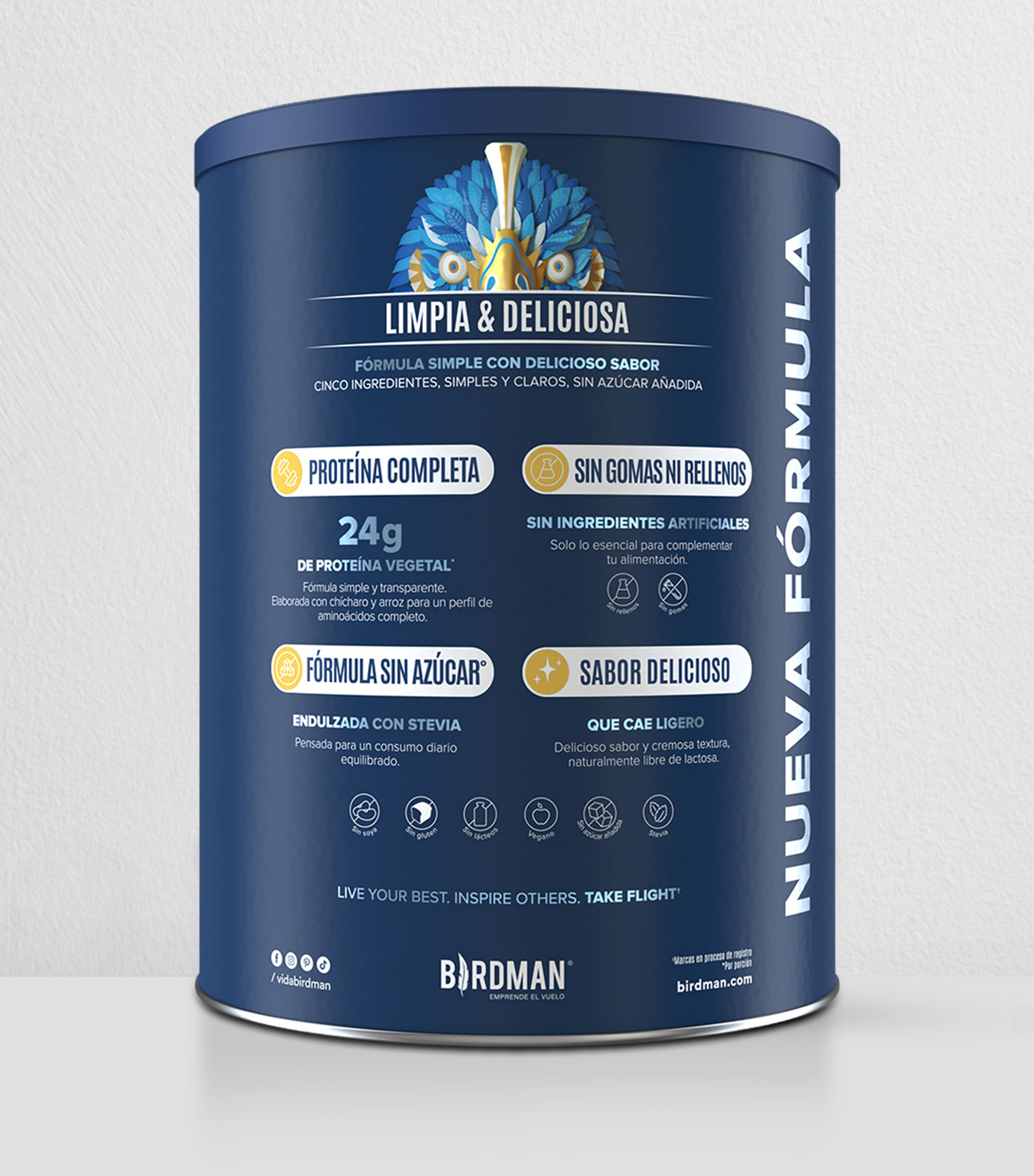 Proteína Vegetal Falcon Vainilla, 960 g