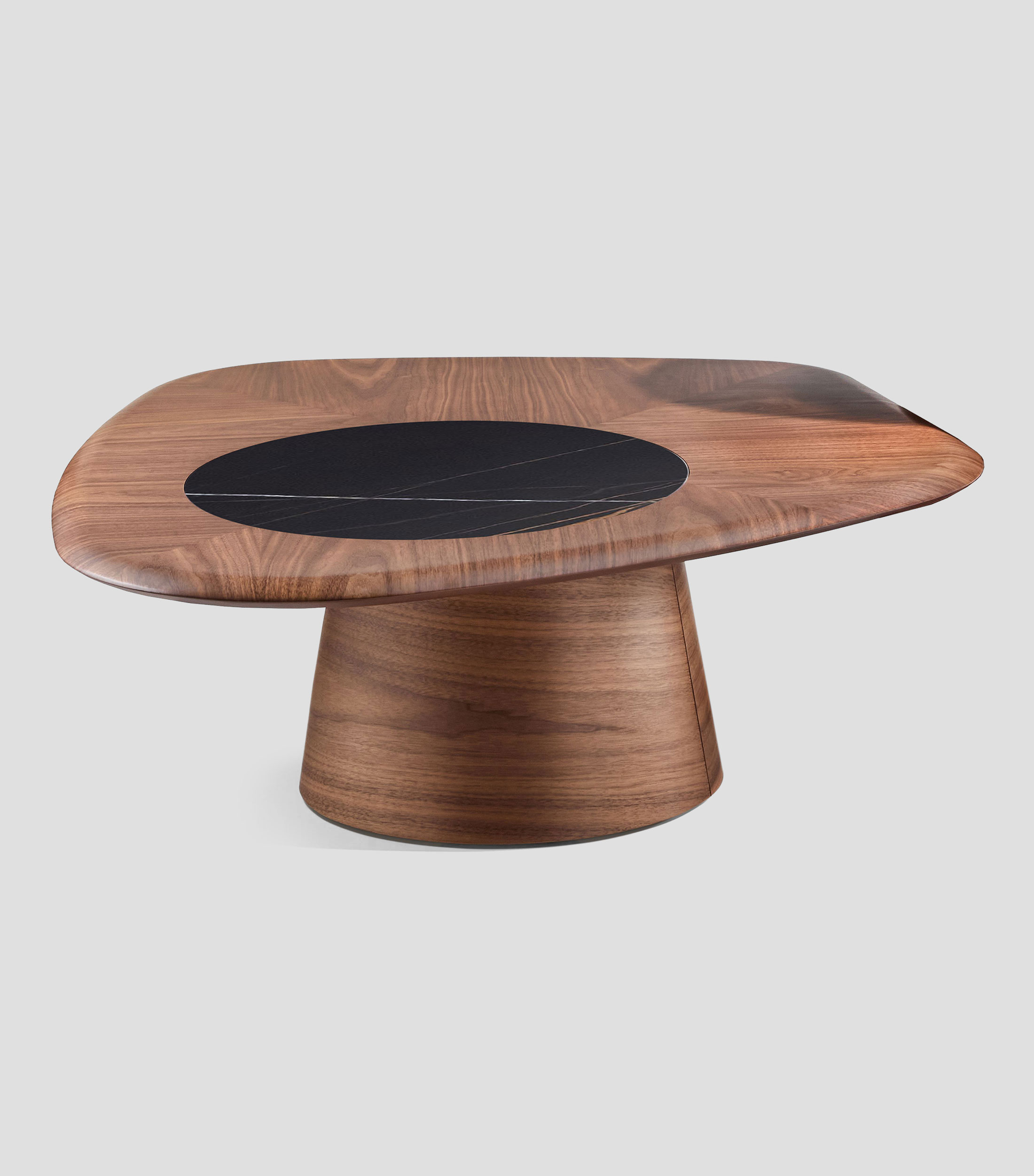 Mesa de centro Legacy en madera y porcelana