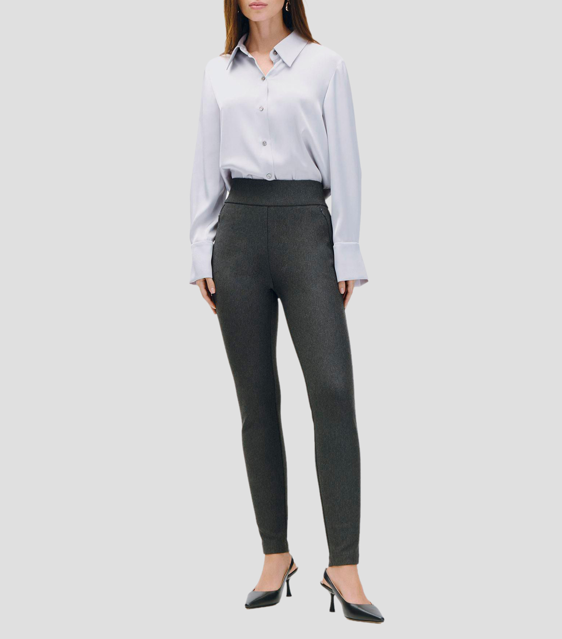 Leggings Tiro Alto Pretina Ancha Mujer