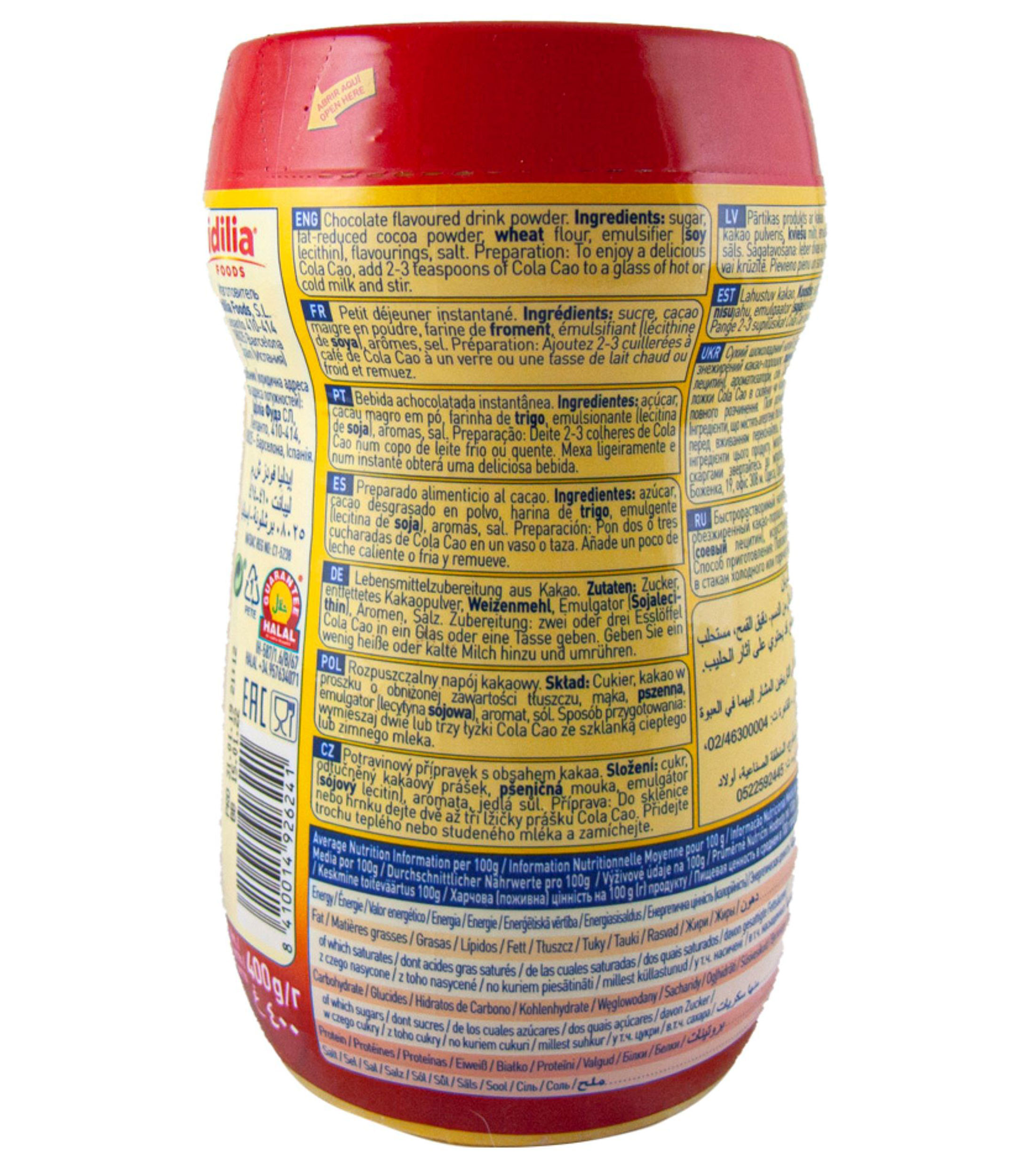 Cola Cao Instántaneo, 400 gr