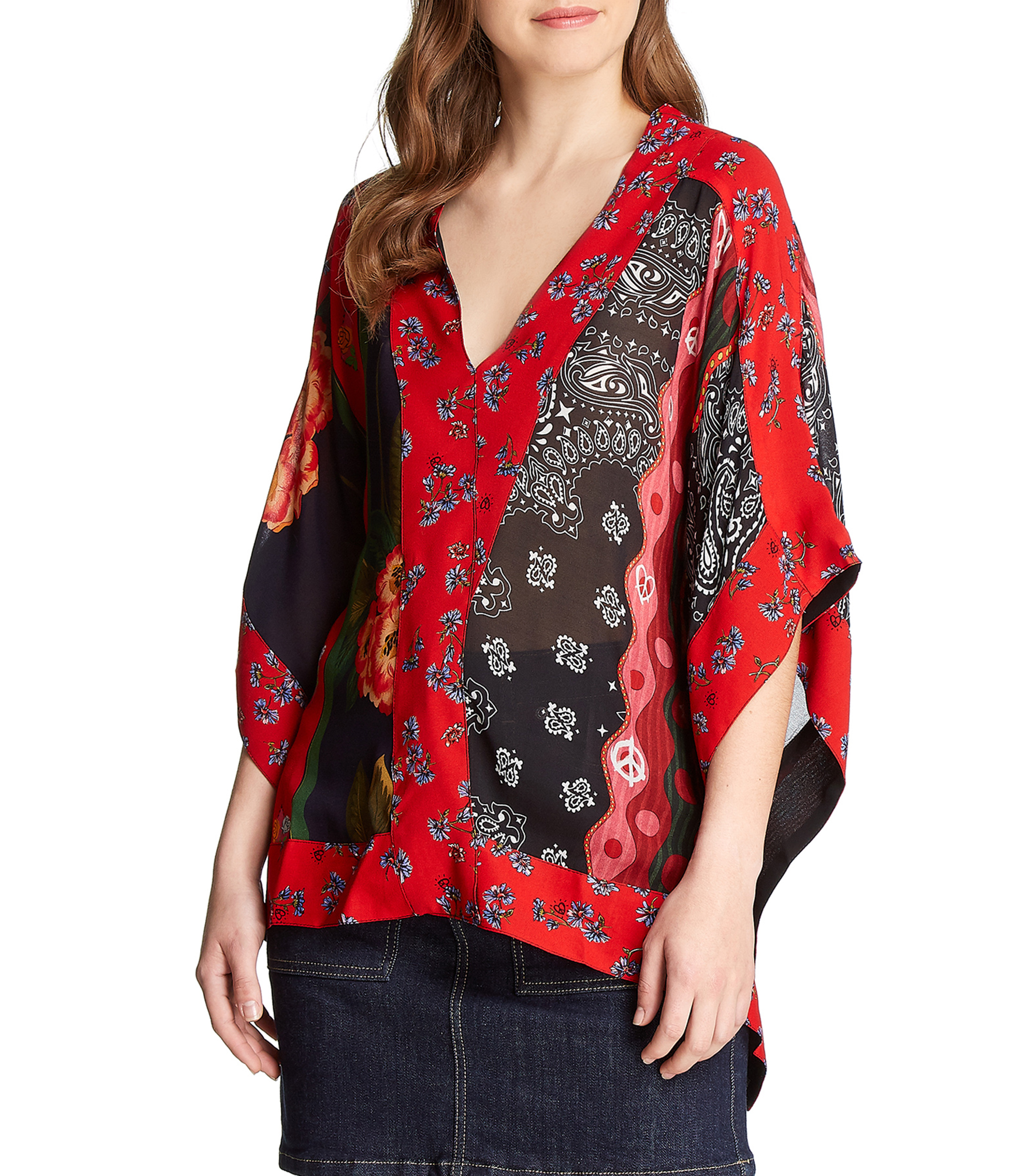Blusas desigual palacio de hierro new arrivals