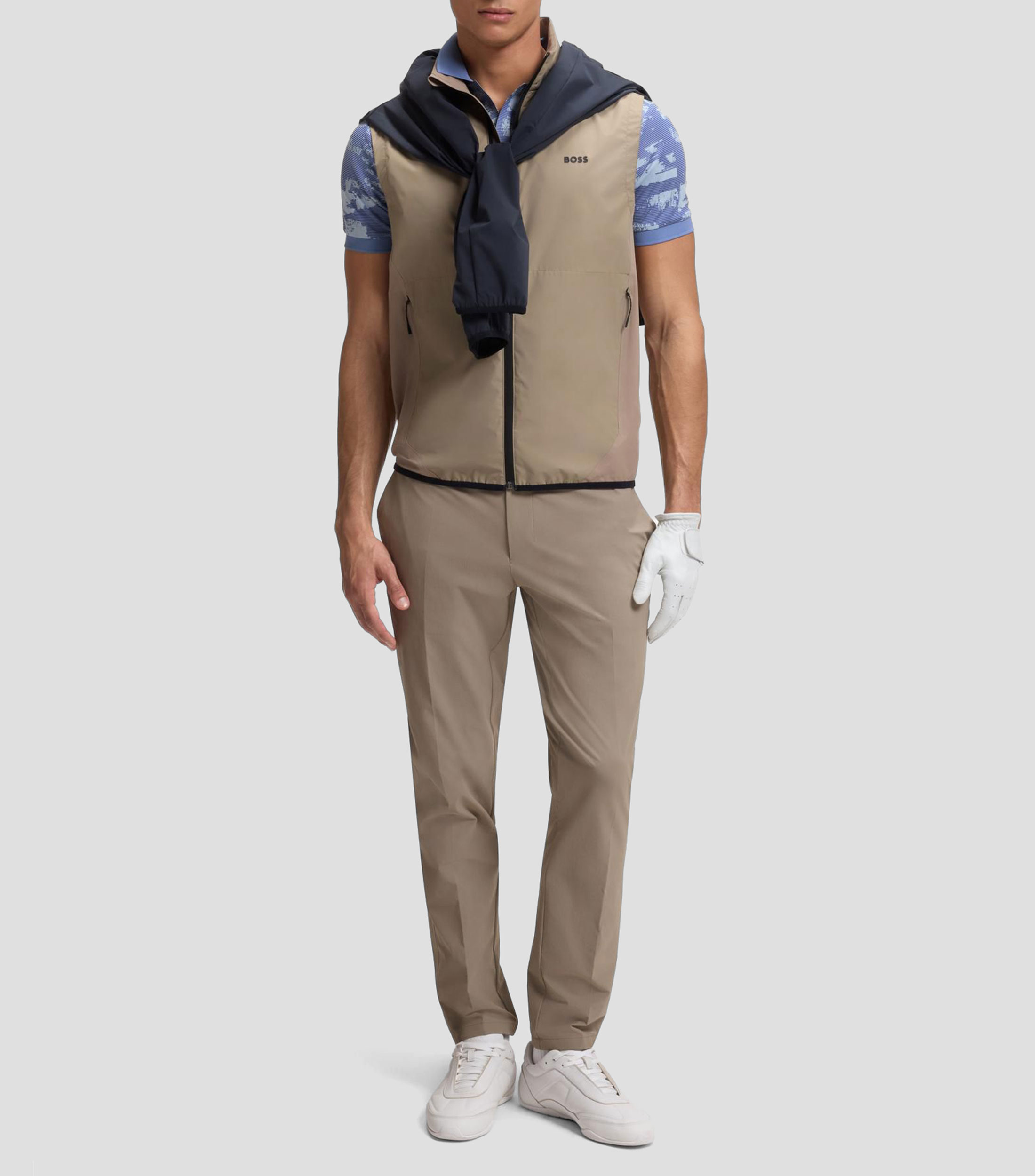 Polo slim con motivo en jacquard Hombre