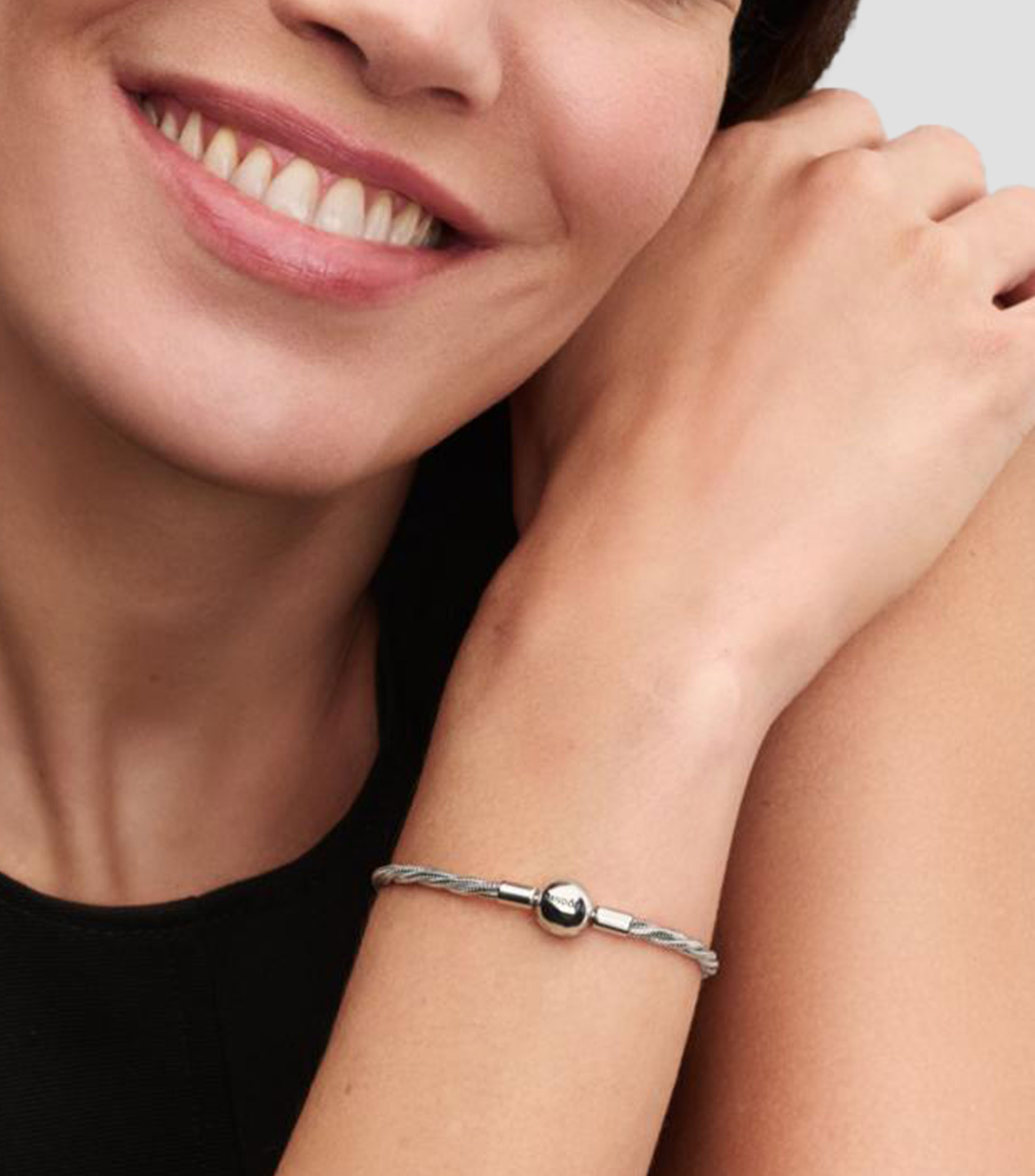 Brazalete en plata de primera ley Unisex