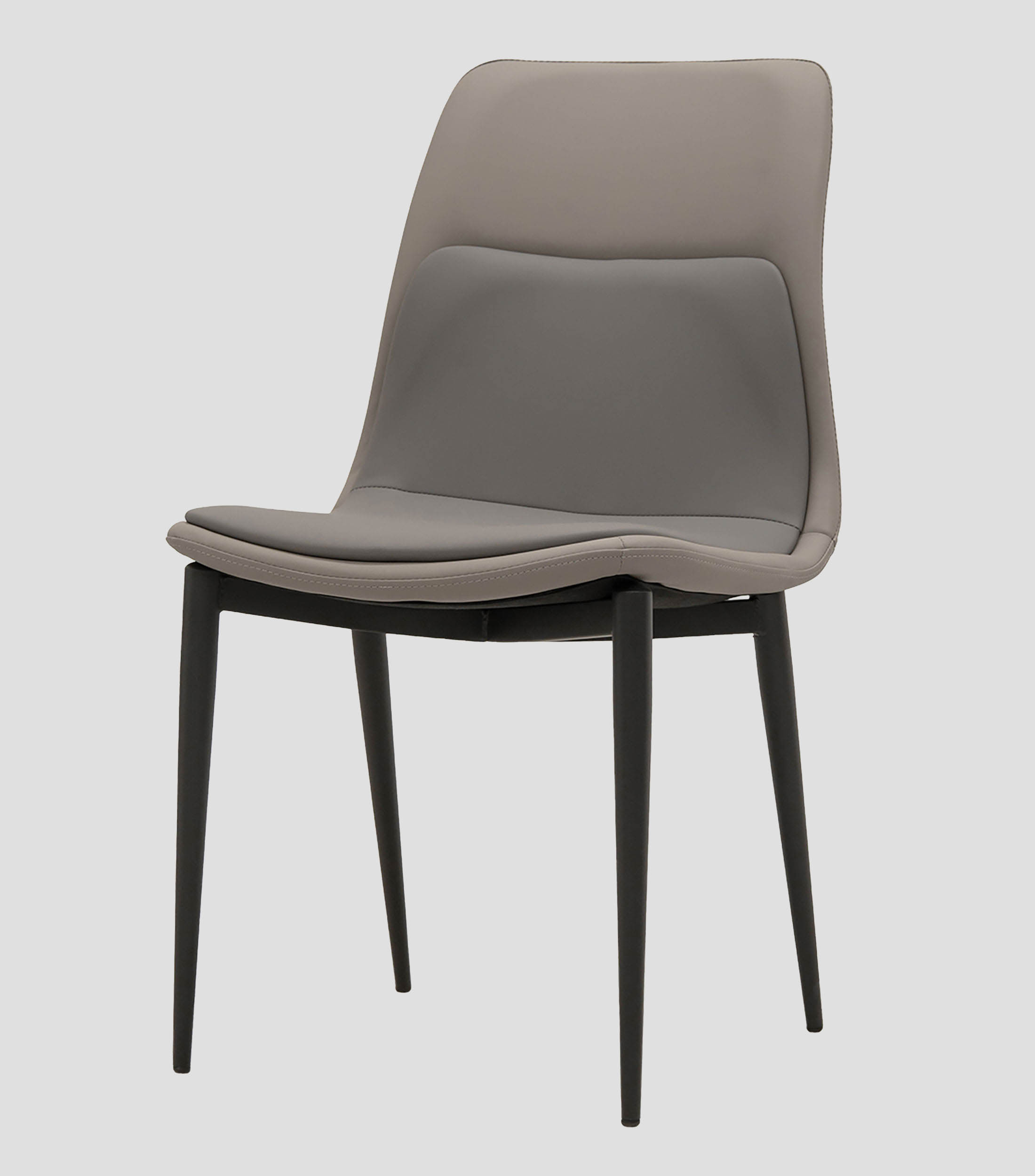 Silla en tela Gris Claro y Oxford