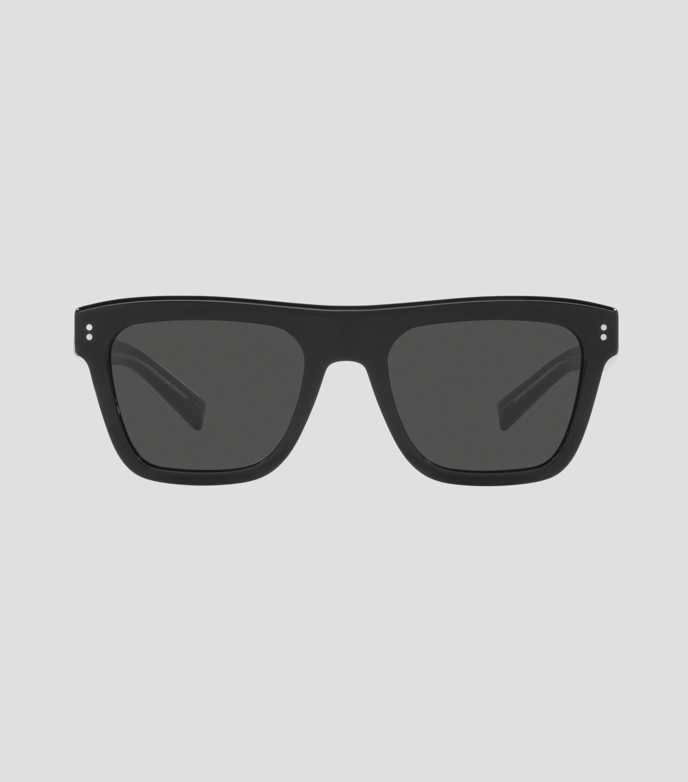 Lentes de sol cuadrados negros Hombre