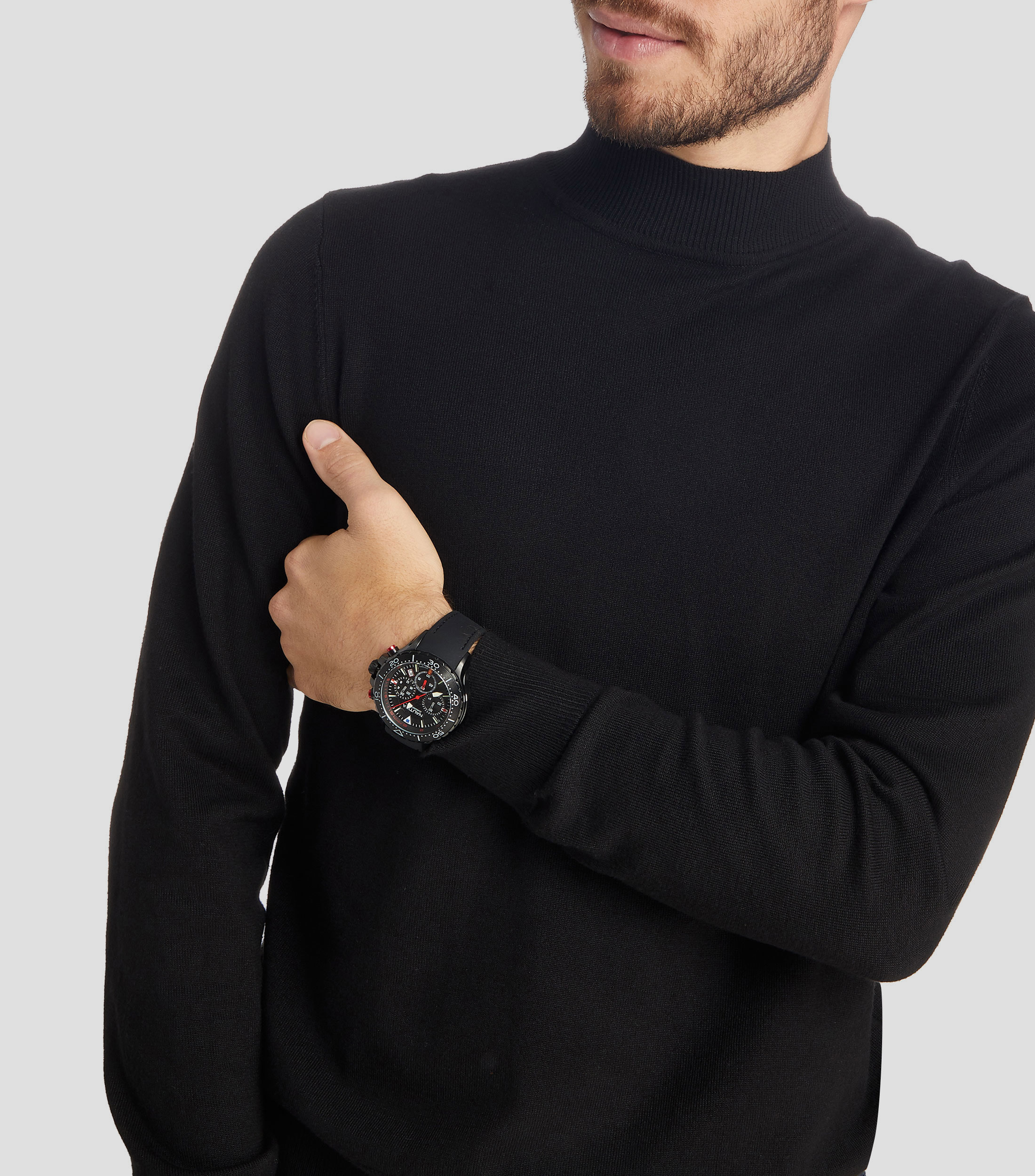 Reloj para hombre NST Chrono casual, Negro