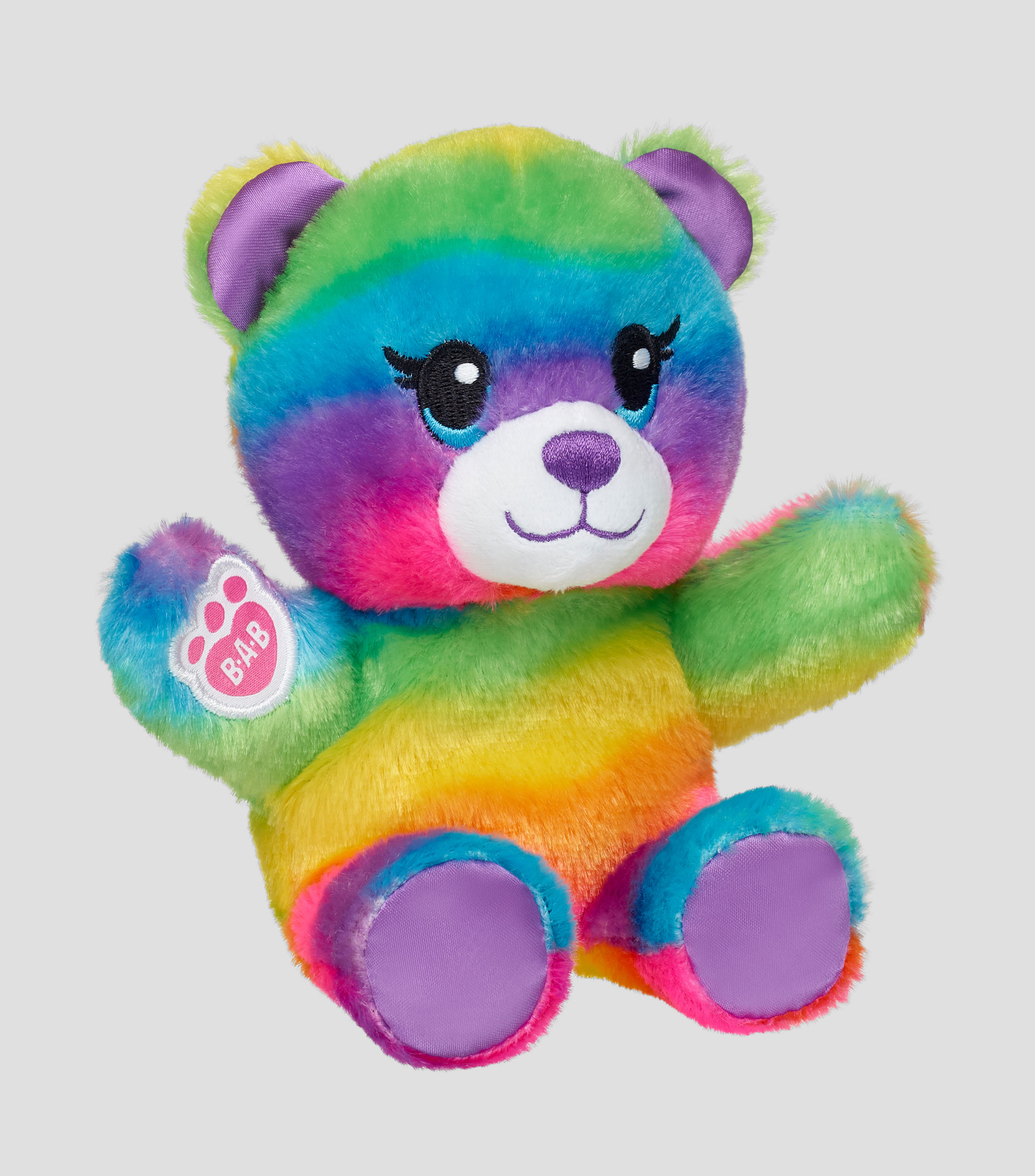 Peluche Mini Beans Oso Arcoiris